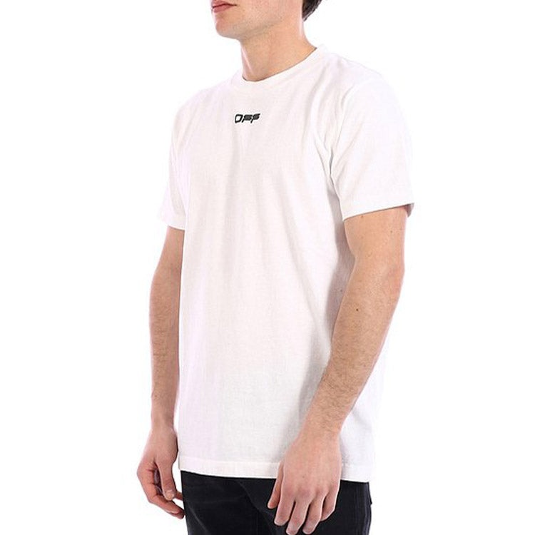 Off-White SS21 Logo Alphabet Printing Round Neck Short Sleeve Ordinary Version White OMAA027S2018500 - 5