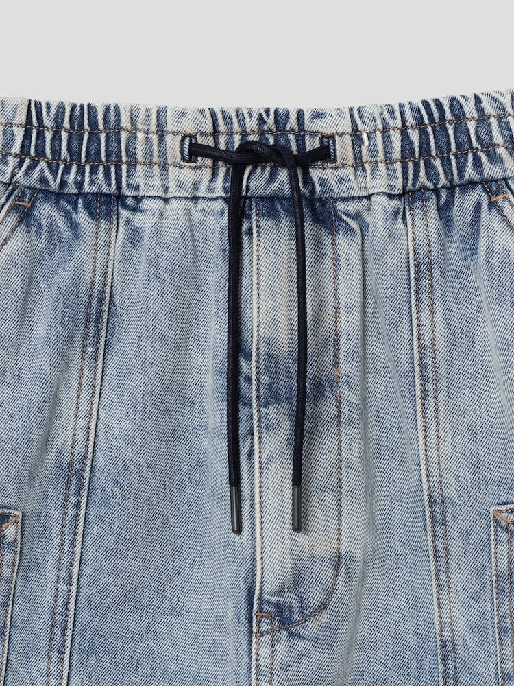 Denim Long Shorts - 3