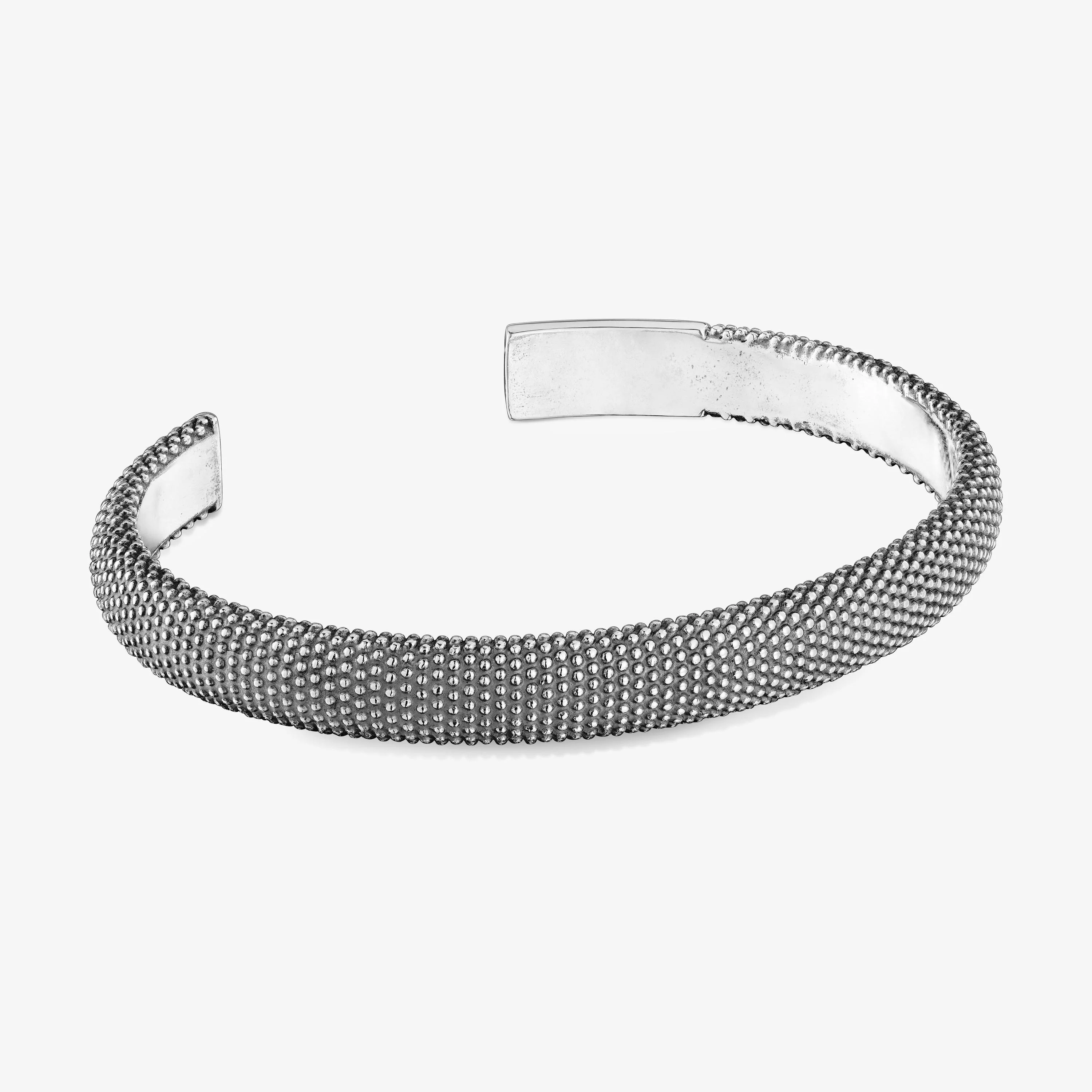 Aged silver Bangle TOUS Man - 1