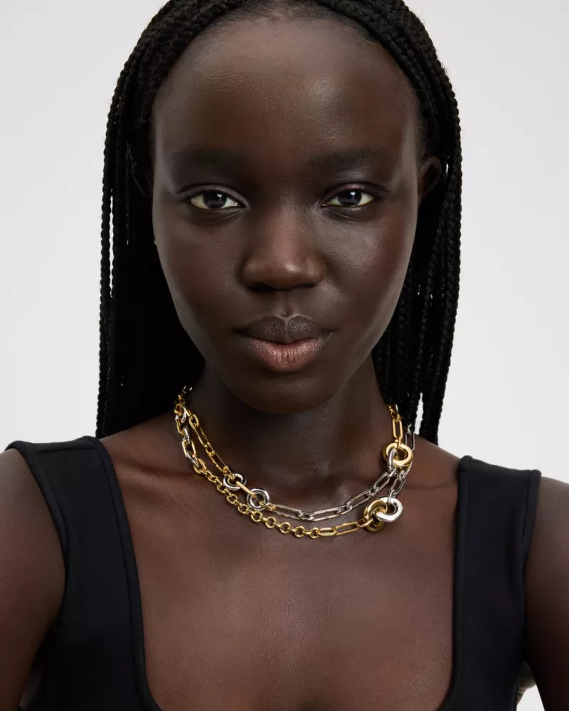 kate spade Interlock Long Necklace outlook