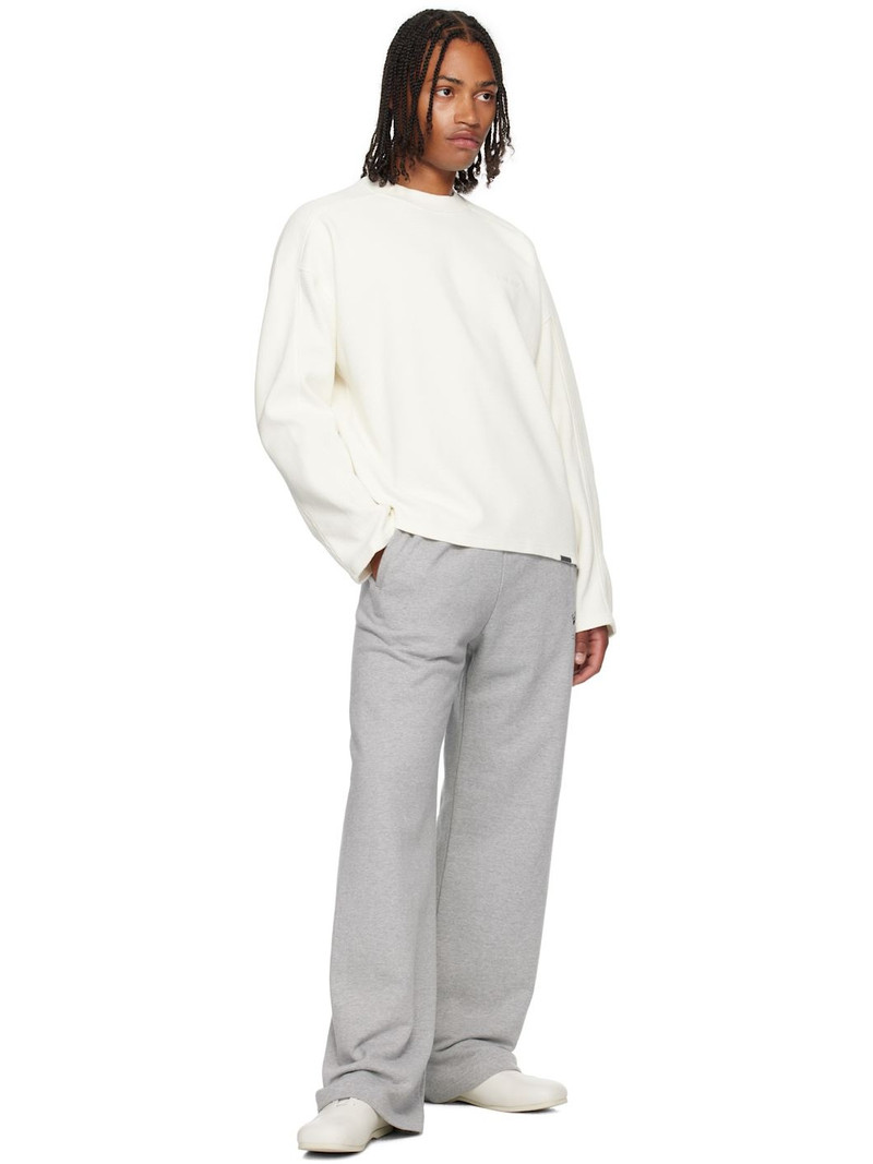 REPRESENT Off-White Waffle Long Sleeve T-shirt outlook