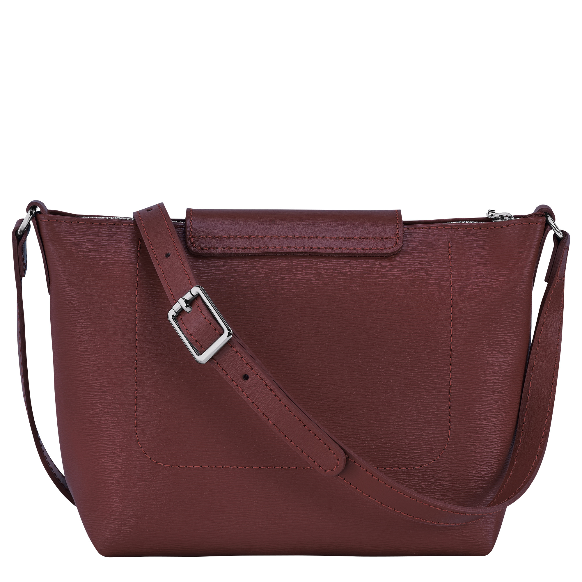 Longchamp Le Pliage City Crossbody Bag In Plum