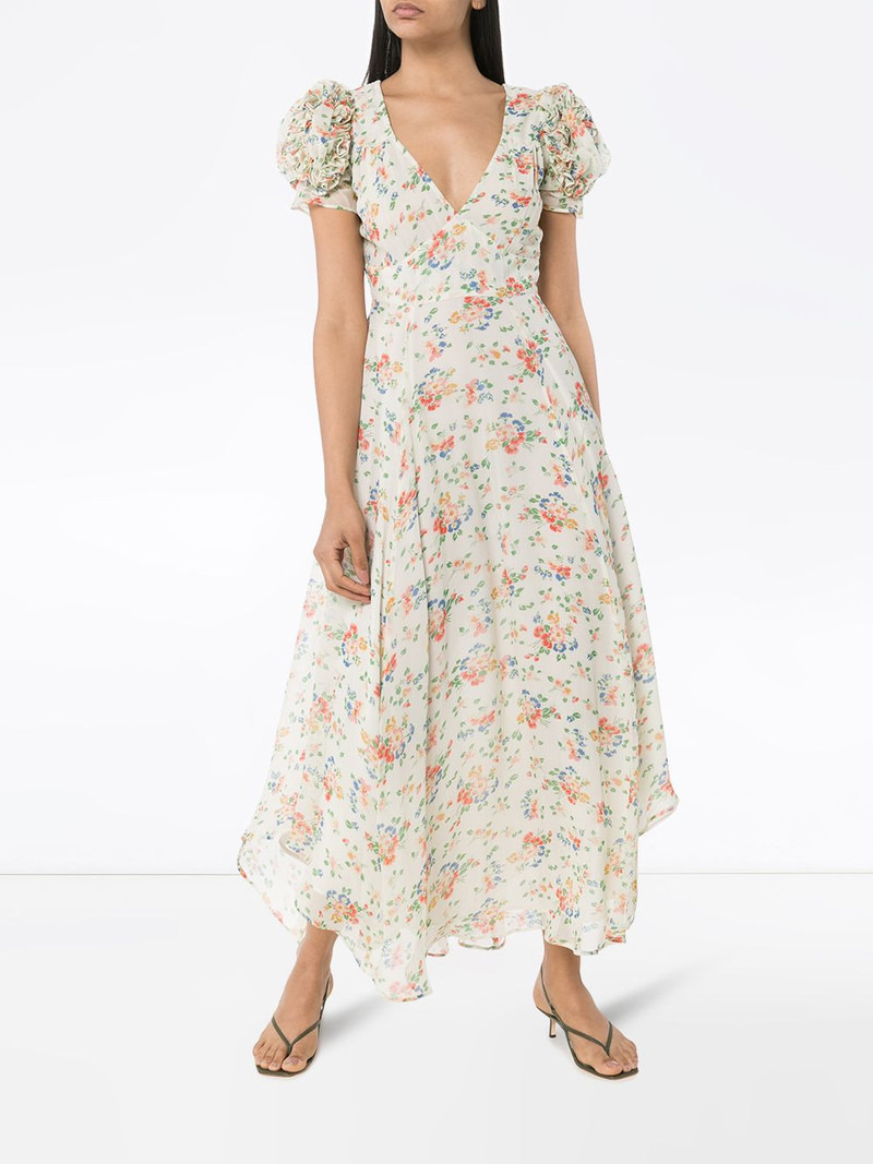 LoveShackFancy Clemence floral-print maxi dress outlook