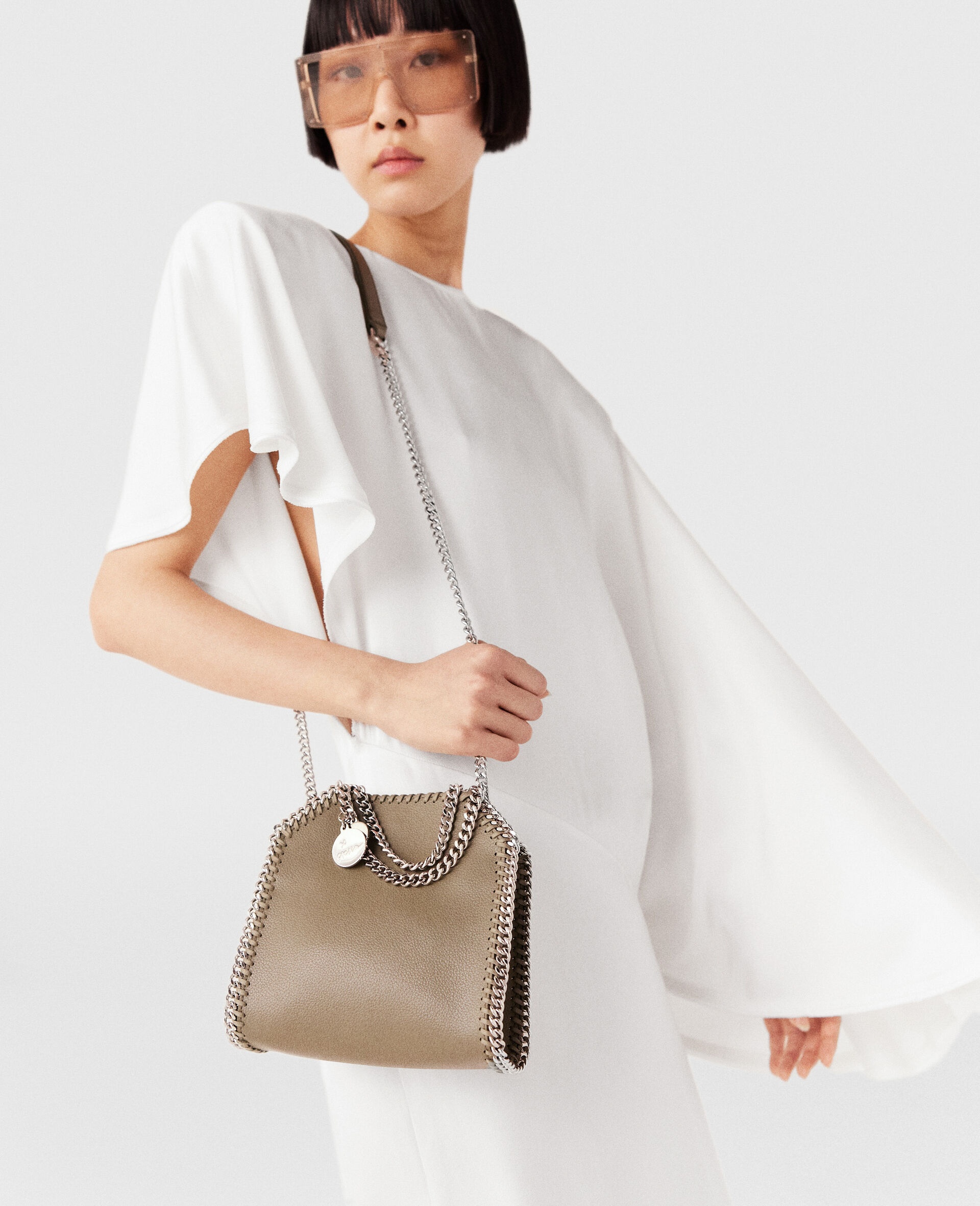 ★関税込み★ Stella McCartney Falabella Tiny Tote Bag Women Black Falabella Tiny Tote Bag | Stella McCartney US