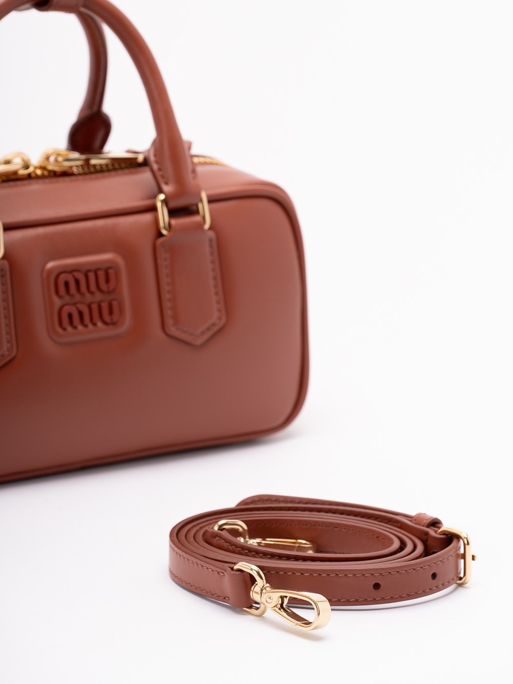 `Arcadie` Leather Handbag - 7