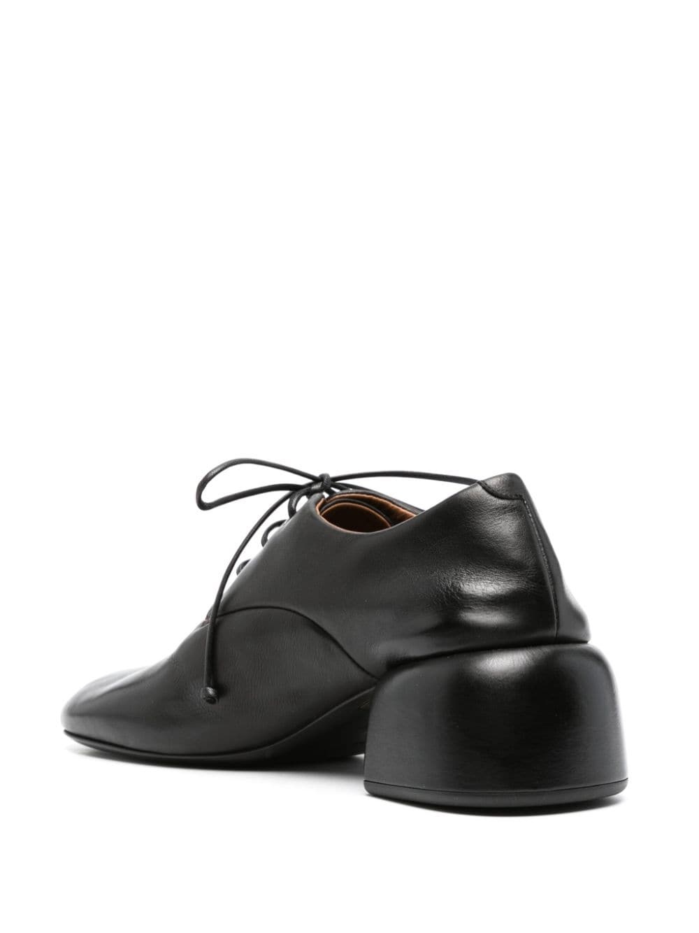 50mm leather lace-up shoes - 3