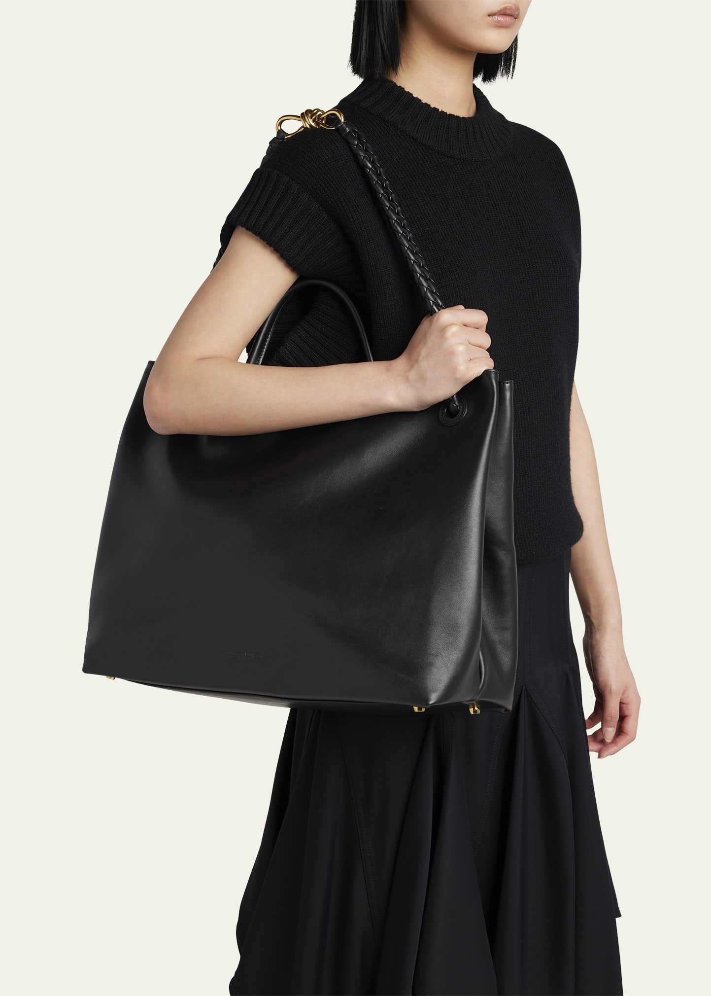Andiamo Large Leather Tote Bag - 2