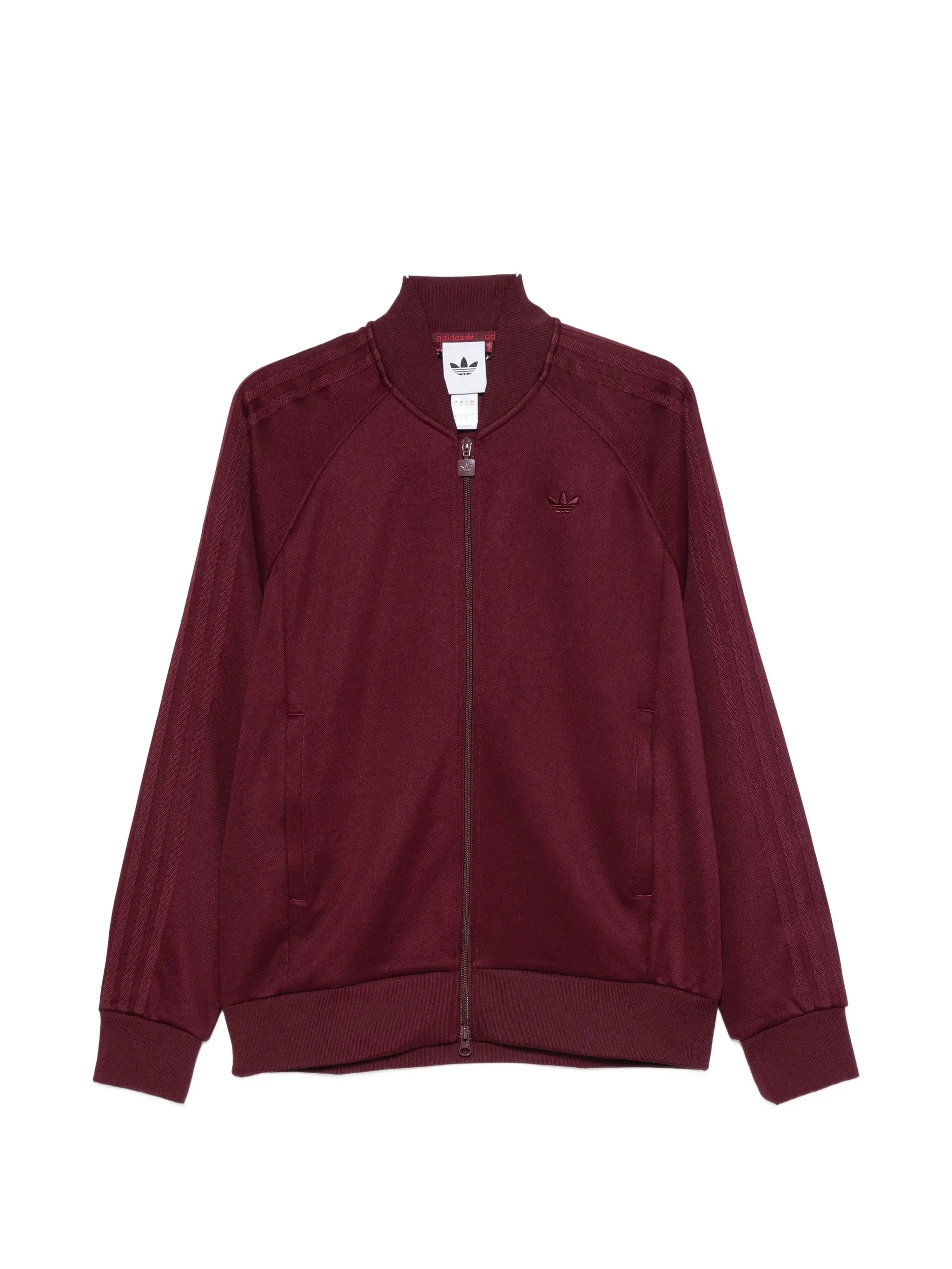 Adidas Logo-embroidered Zip-up Sweater - 1