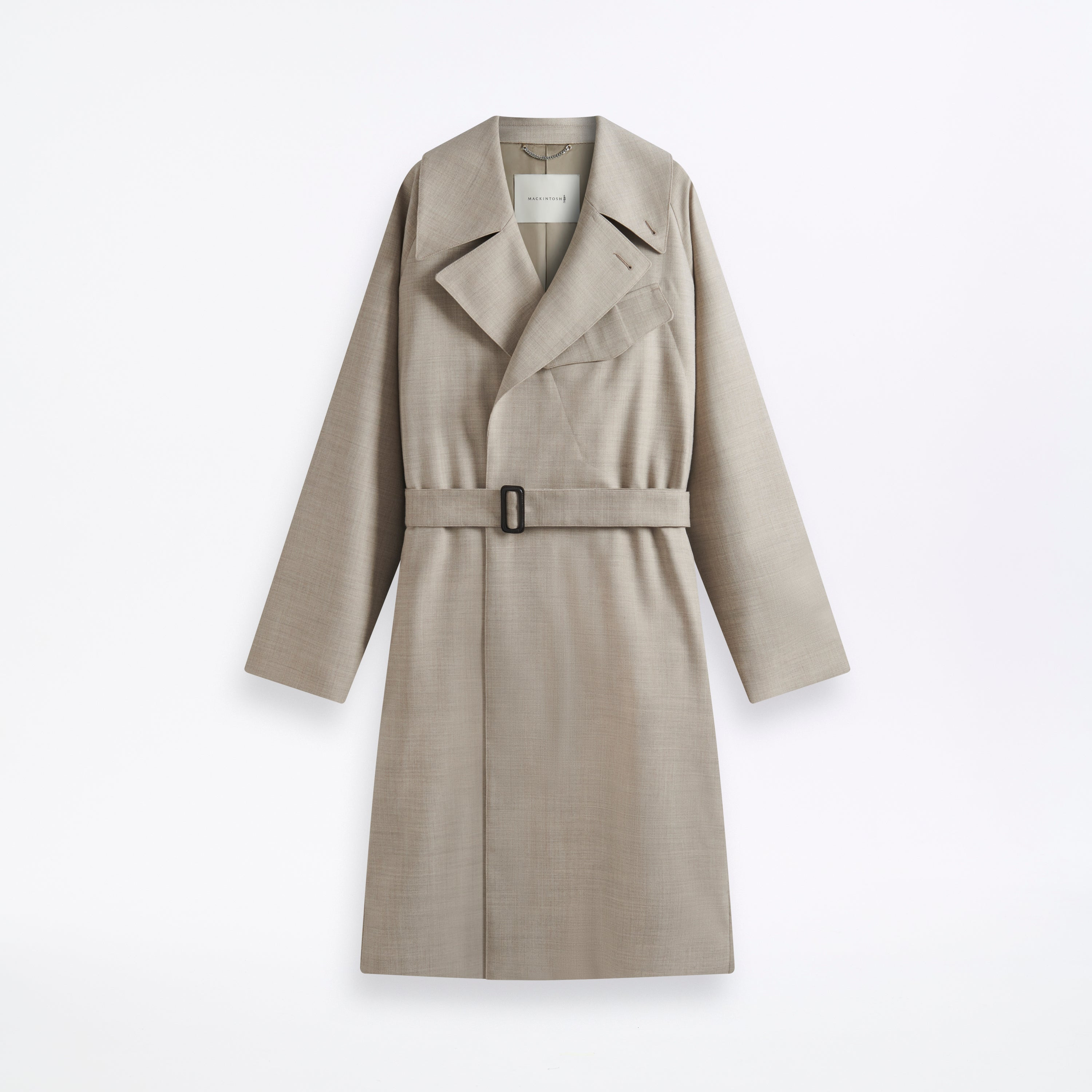 Laggan Belted Wool Gabardine Trench Coat - 2