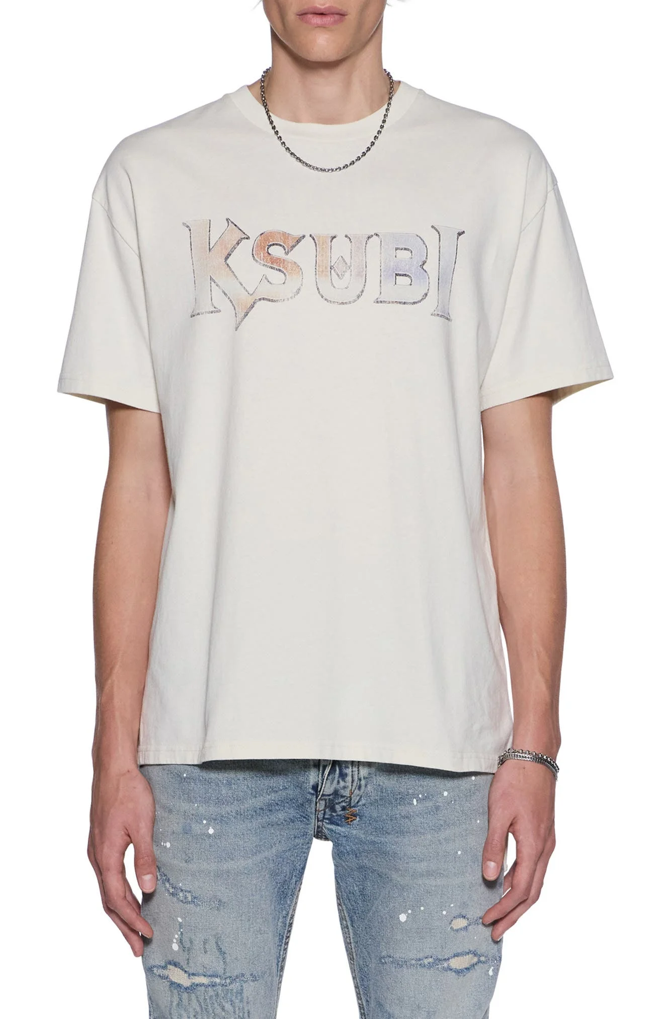 Ksubi Death Snake Biggie Graphic T-Shirt in White at Nordstrom - 1