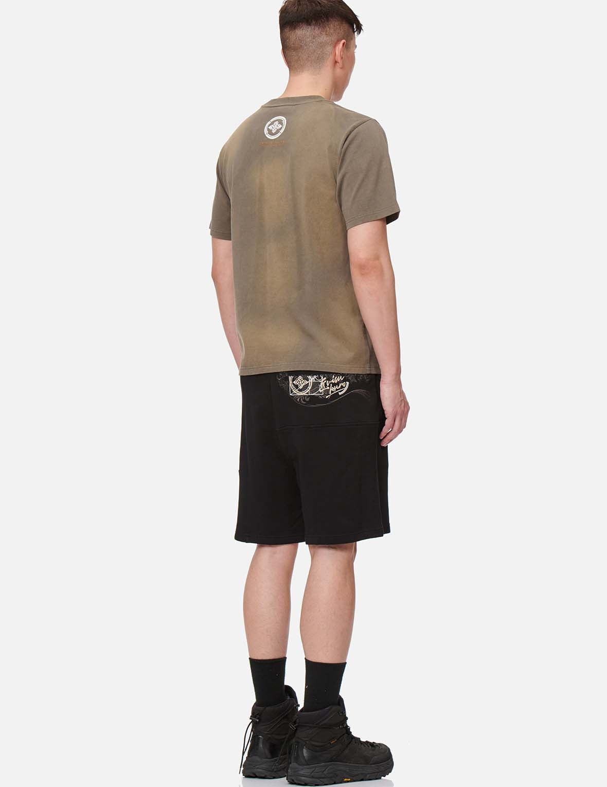 Seagull and Logo Print T-shirt - 6