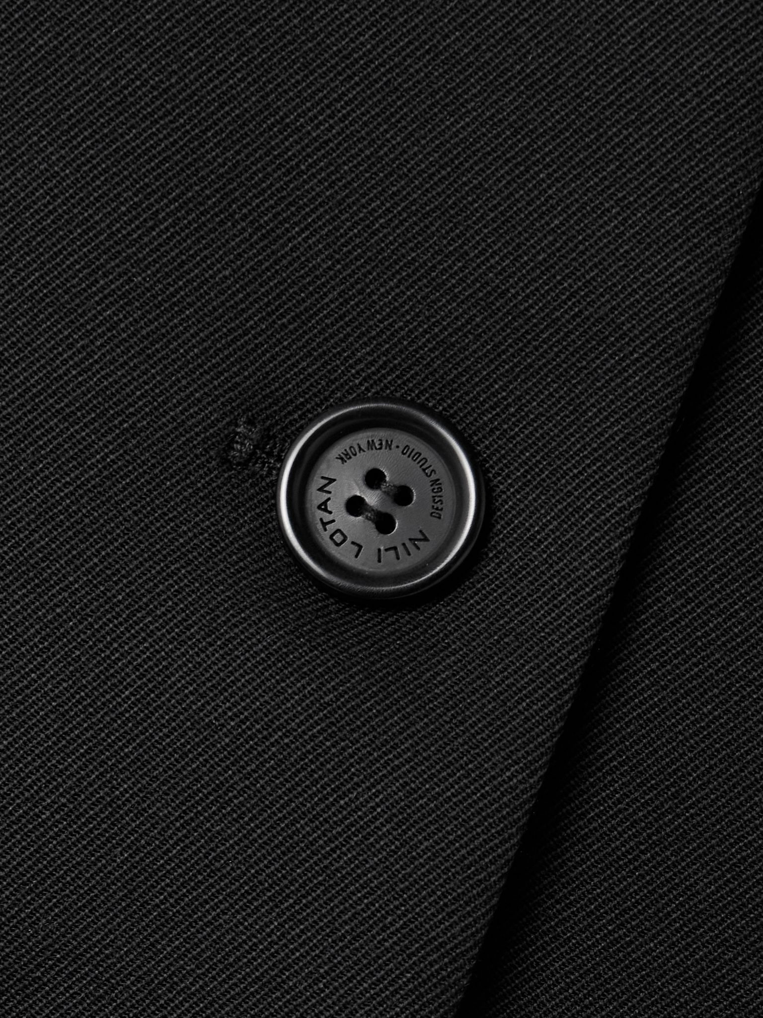 Gabriella wool-twill jacket Black - 5