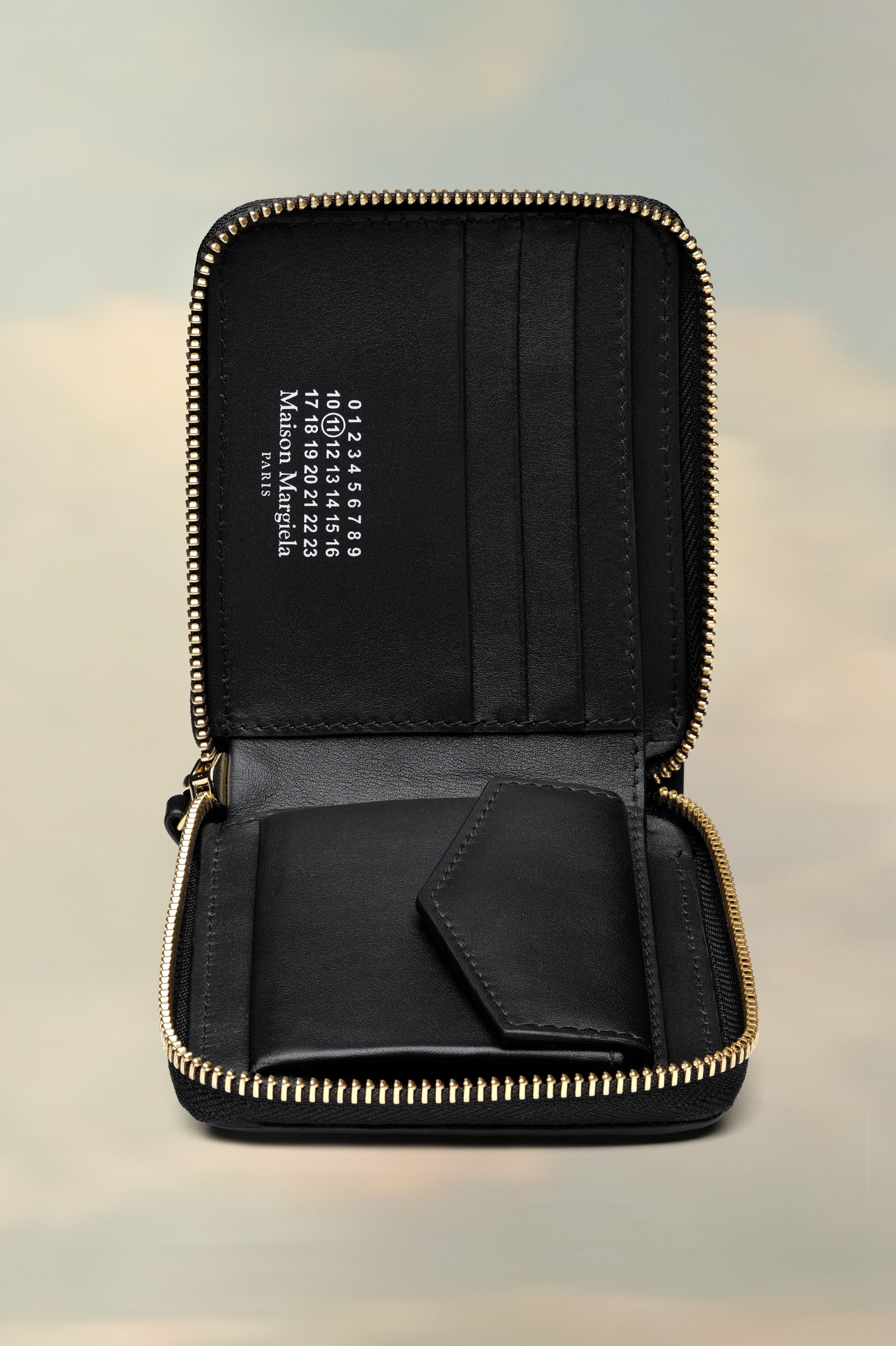 Leather Zip-Around Wallet Small - 3