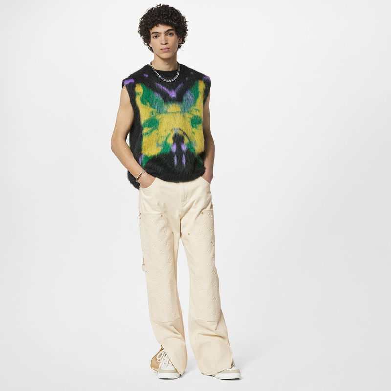 Louis Vuitton Monogram Workwear Denim Carpenter Pants outlook