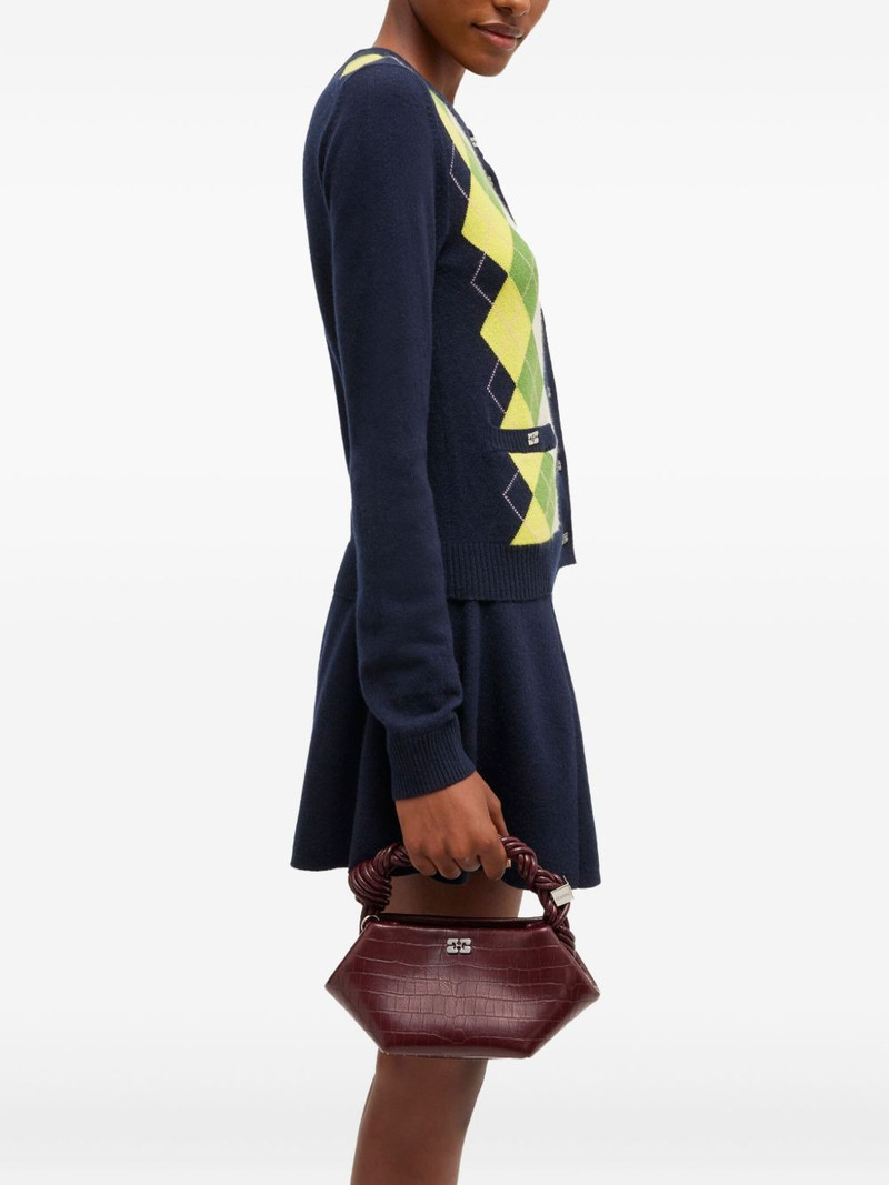 GANNI Bou twisted-handle tote bag outlook