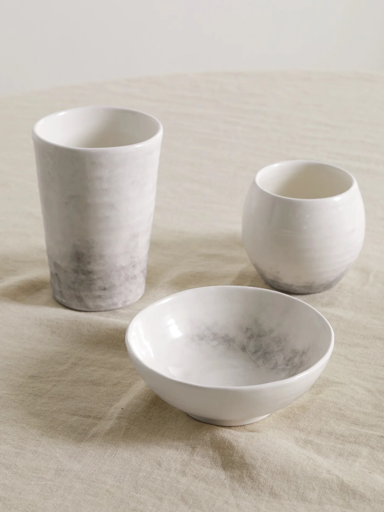 Set Of Three Ceramic Bowls - 1