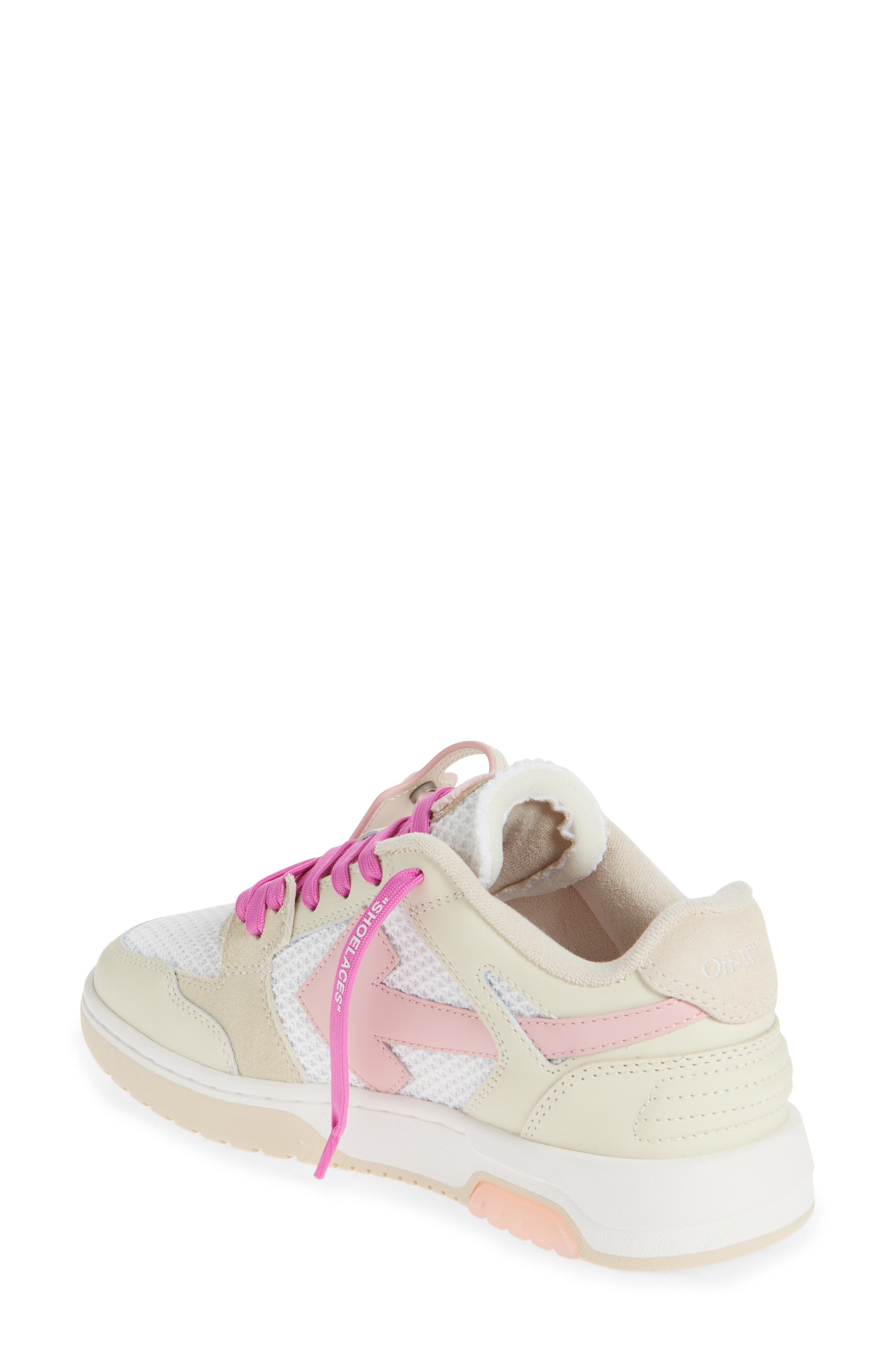 Off-White Slim Out of Office Sneaker in Pink - 2