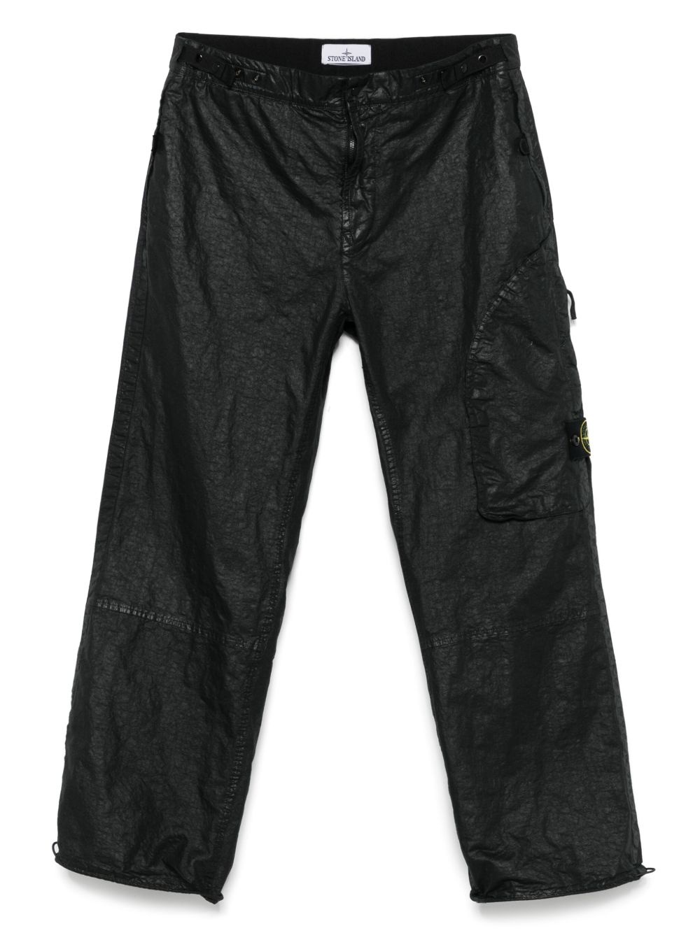 Panama-weaved cargo pants - 1
