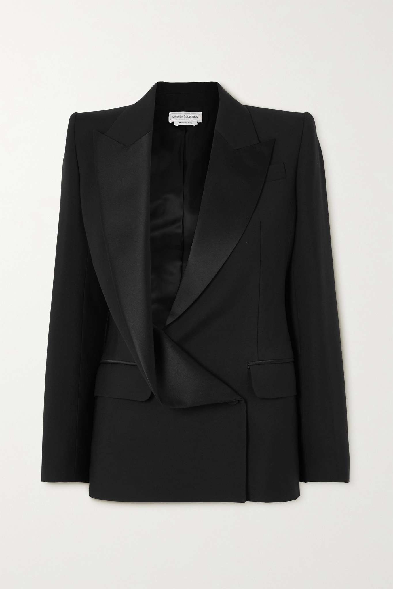 ALEXANDER MCQUEEN - Jacket With Silk Lapels