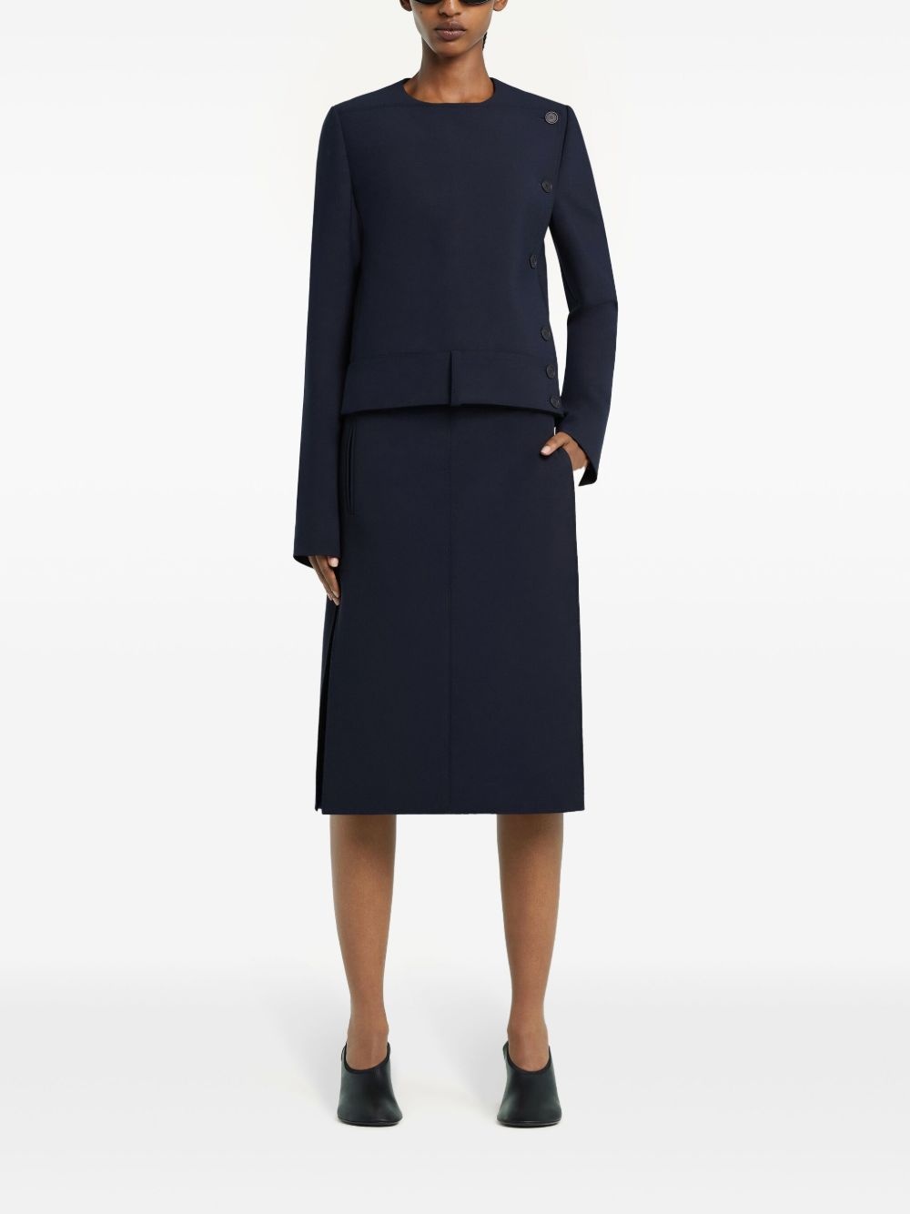buttoned tailored jacket - 2