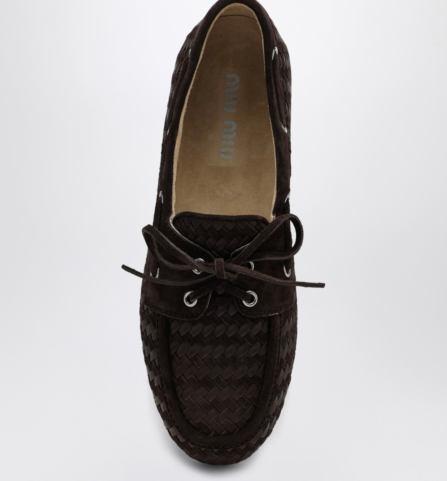Miu Miu leather boat shoes - 2