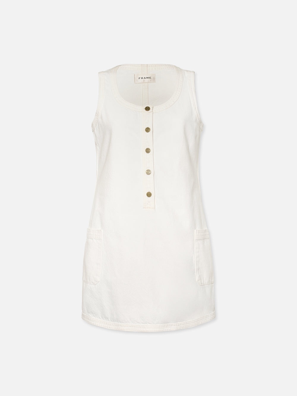 Trapunto Side Pocket Dress in Au Natural Clean - 1