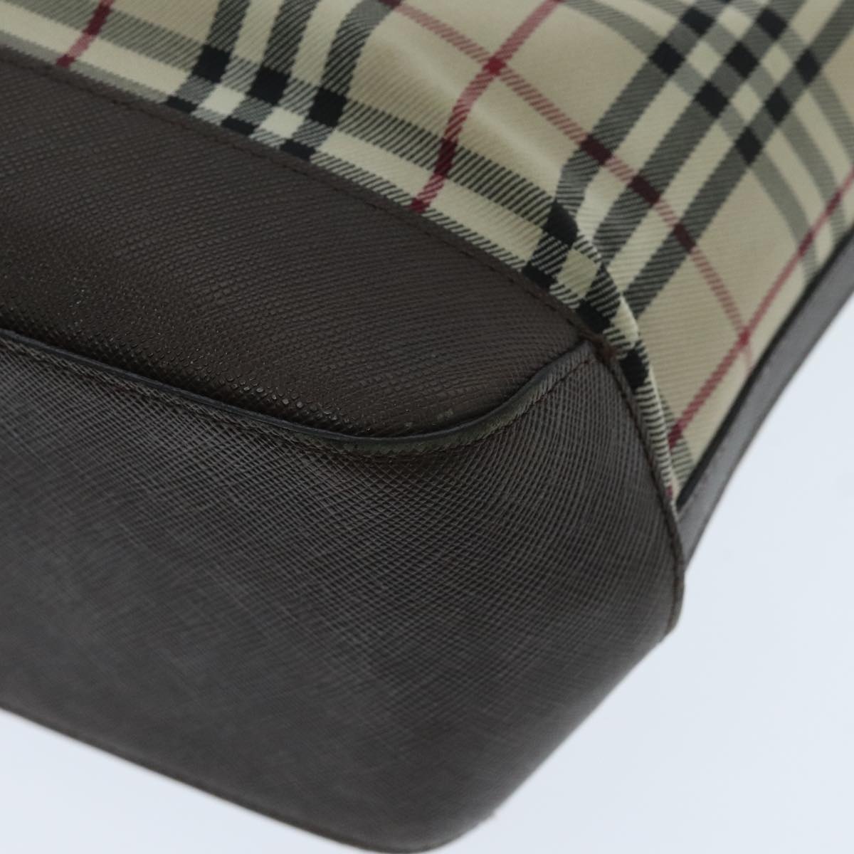 Burberry Nova Check Tote Bag Canvas Beige - 13