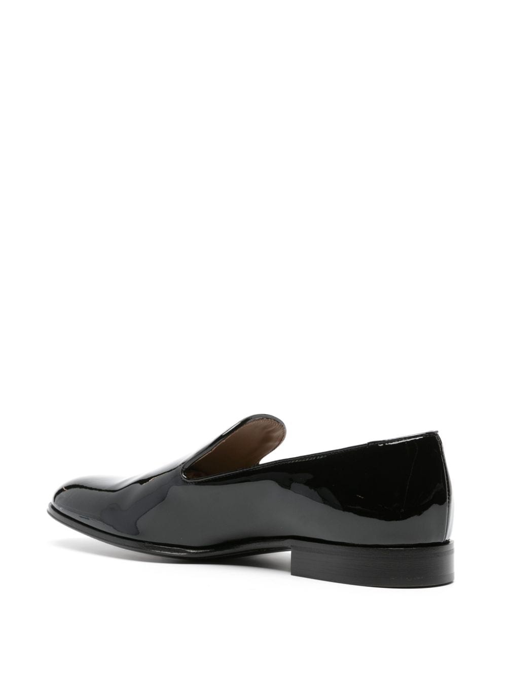 patent-finish leather loafers - 3