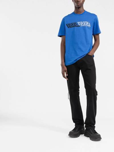 VERSACE Greca-print logo T-shirt outlook