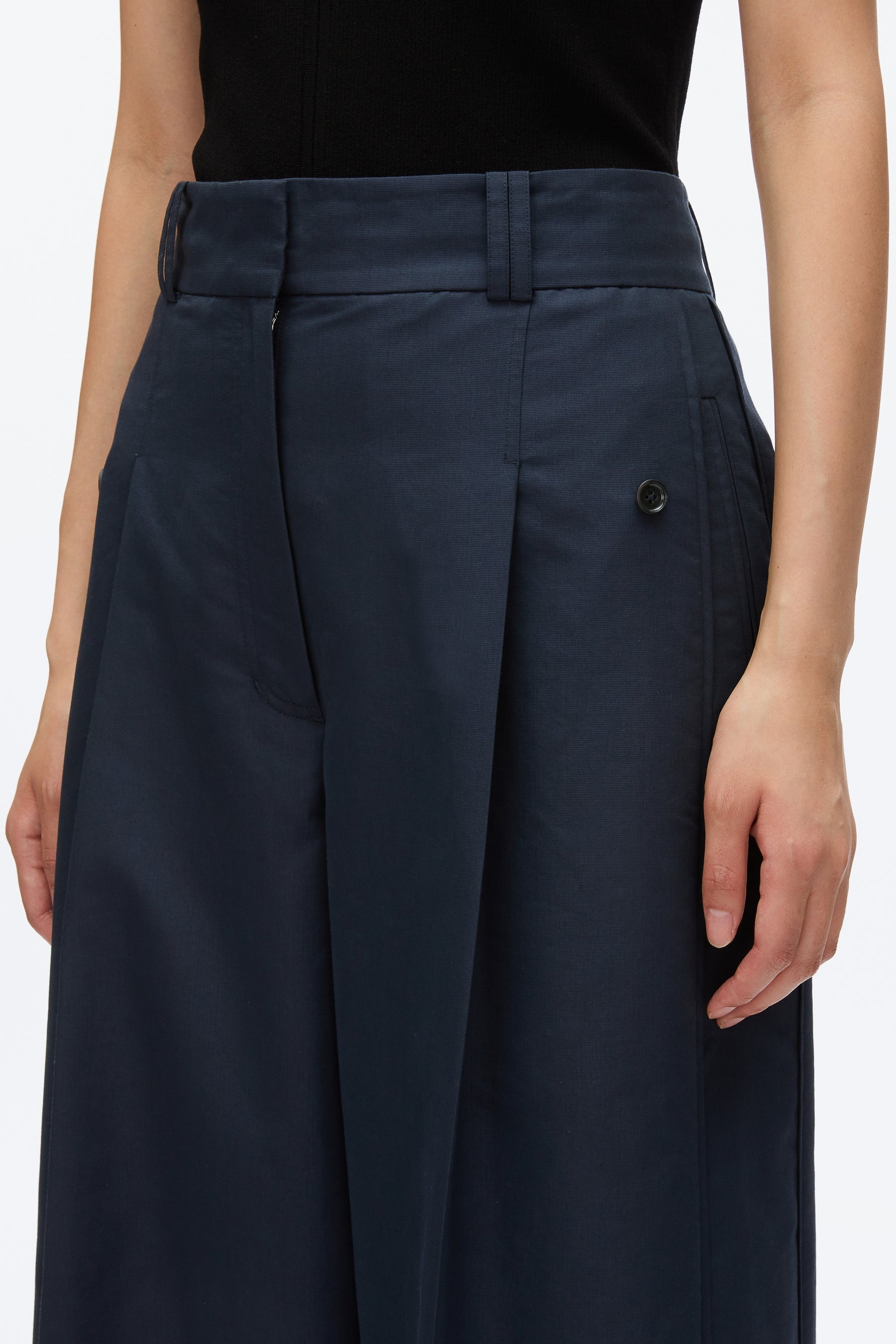 Petite Pleated Wide Leg Trouser - 5