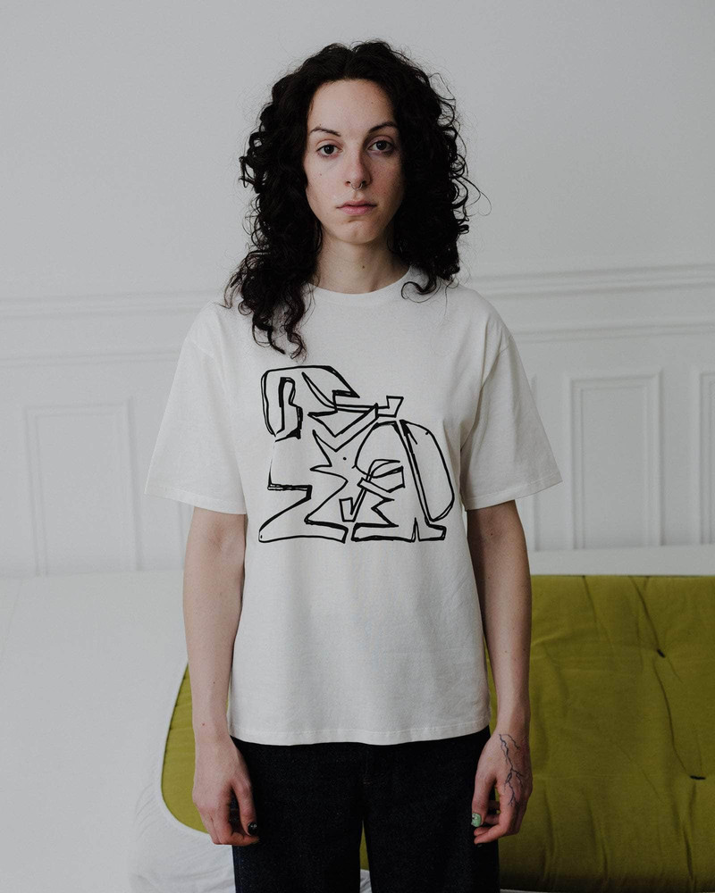 Fox Print Tee Shirt - Recycled Cotton 1