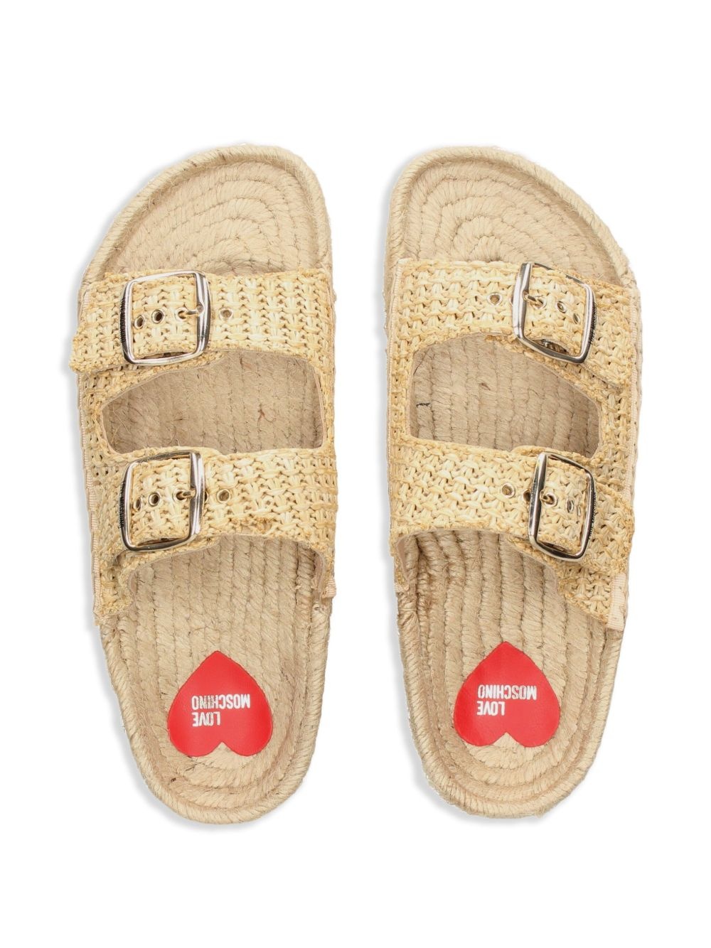 double-buckle espadrilles - 4