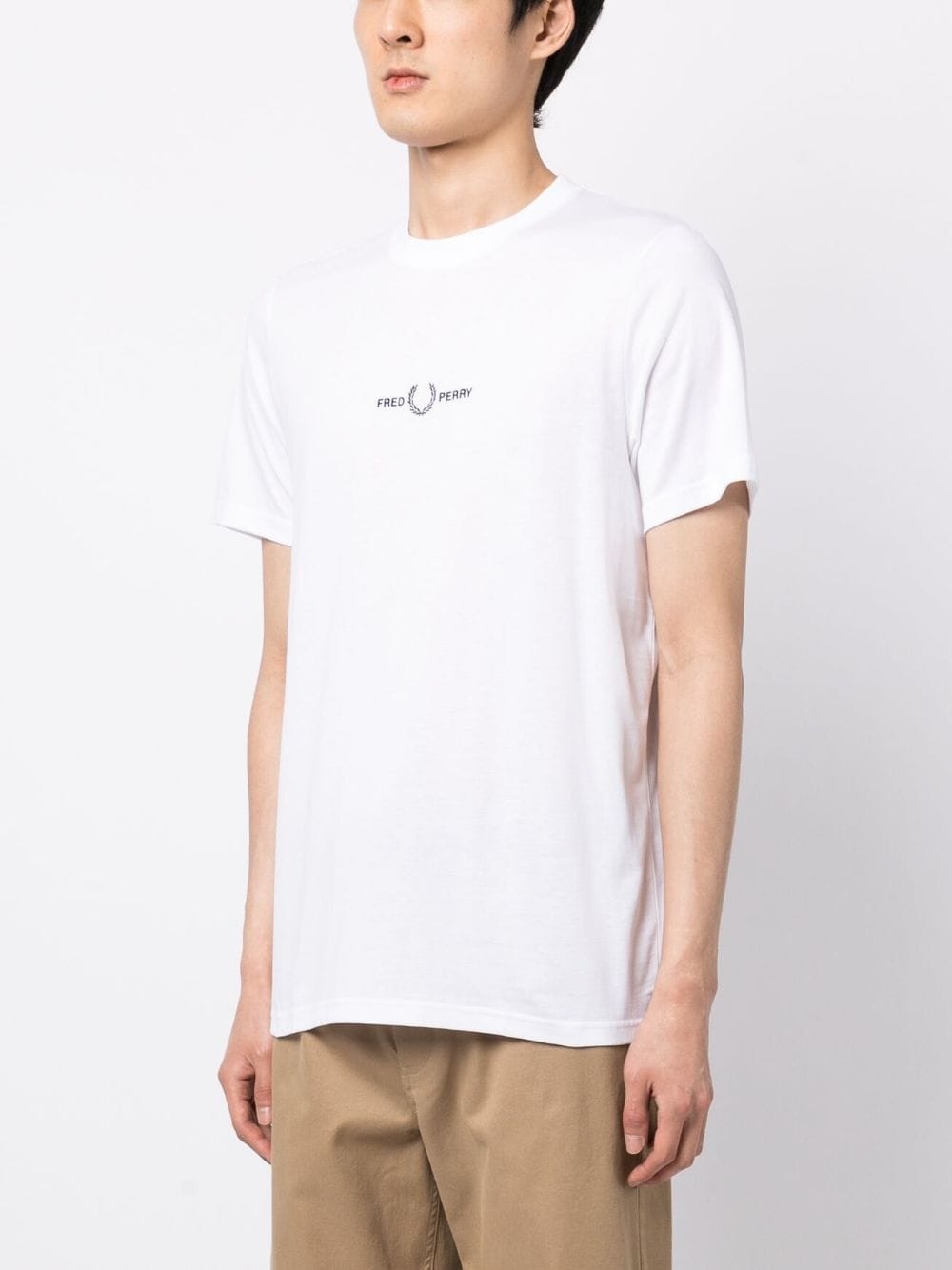 logo-print crew-neck T-shirt - 3