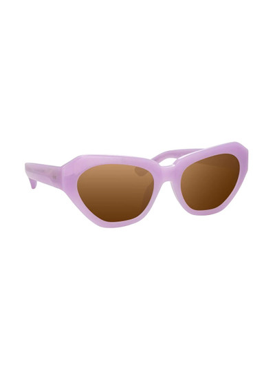 LINDA FARROW Dries Van Noten cat-eye sunglasses outlook