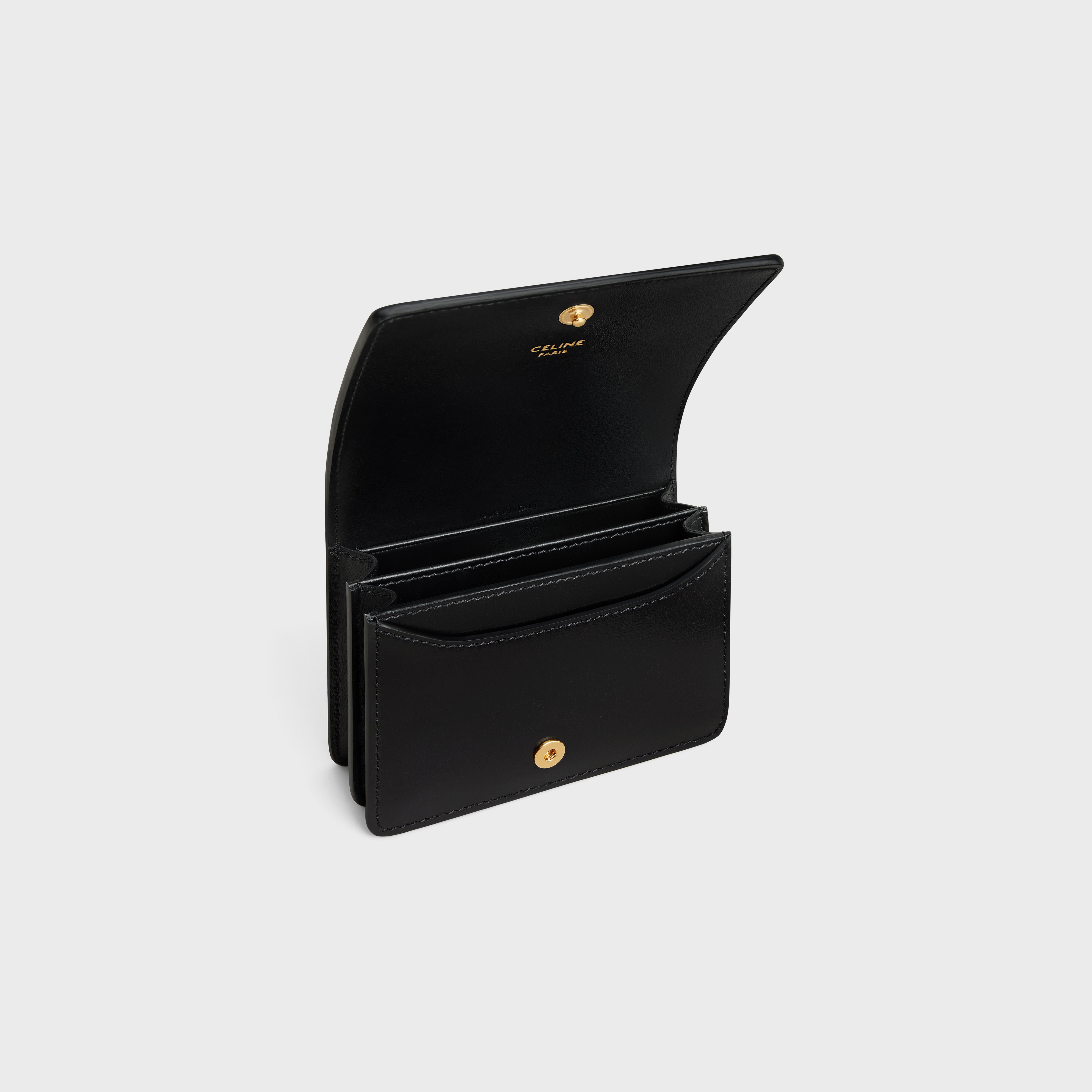 TRIOMPHE BUSINESS CARD HOLDER in SHINY CALFSKIN - 4