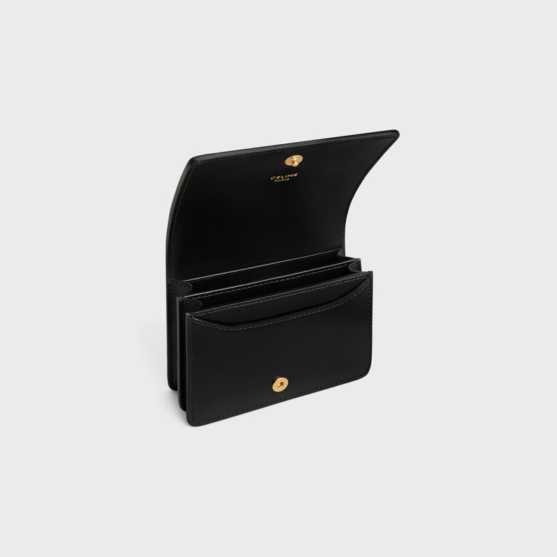 TRIOMPHE BUSINESS CARD HOLDER in SHINY CALFSKIN 4