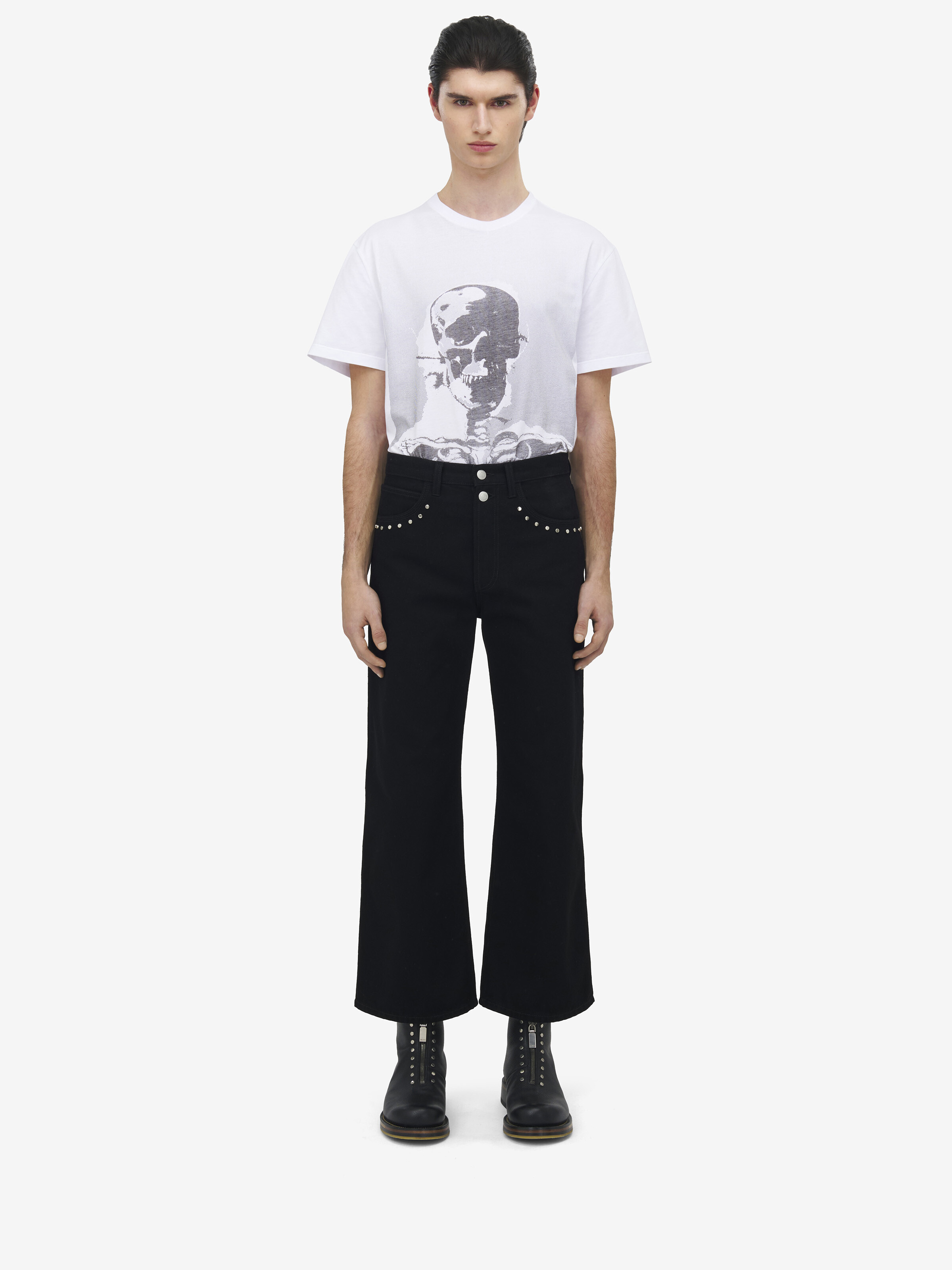 Cropped Denim Jeans - 3