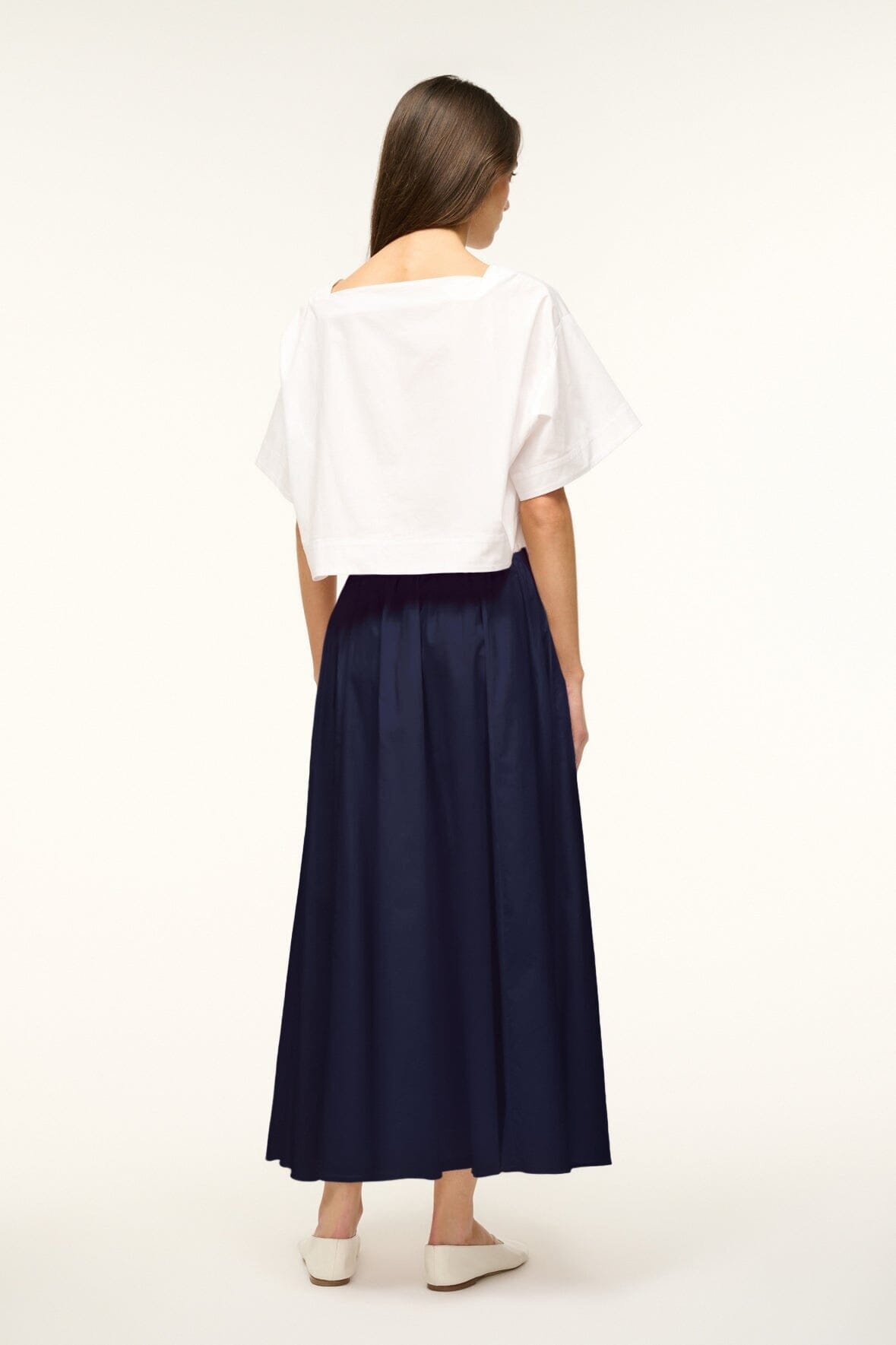 STAUD EDEN SKIRT NAVY - 3