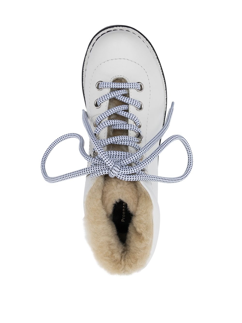 shearling hiking boots - 4