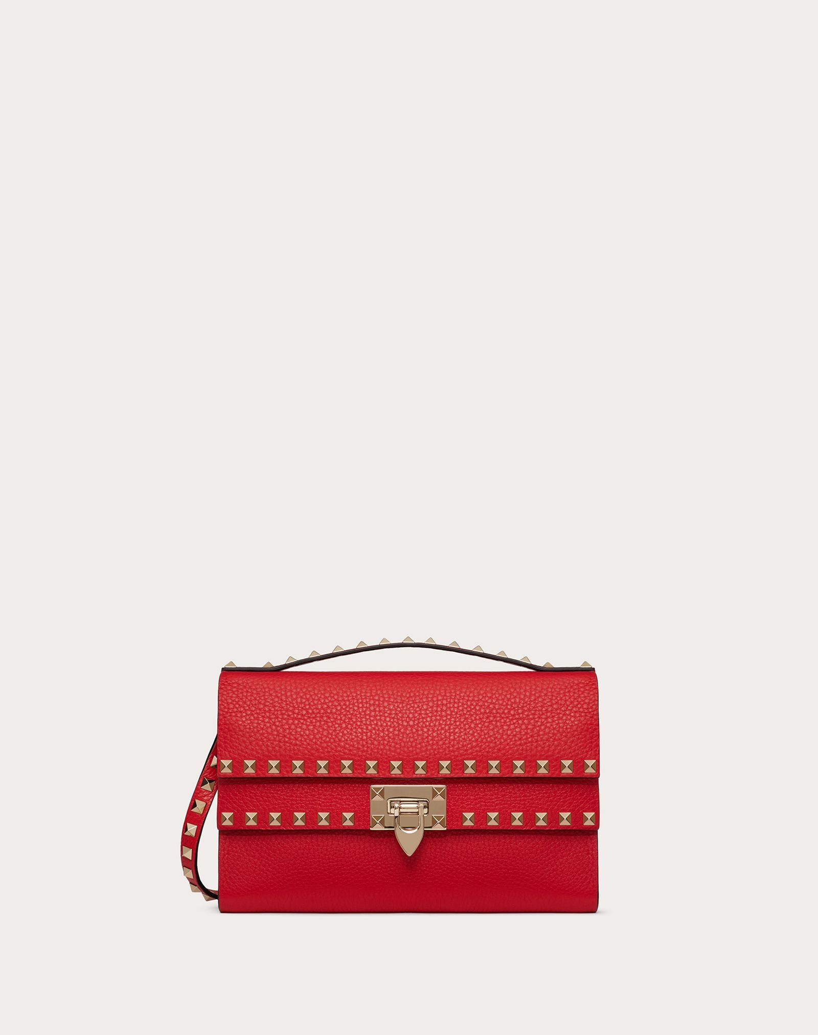 Rockstud Grainy Calfskin Crossbody Bag - 1