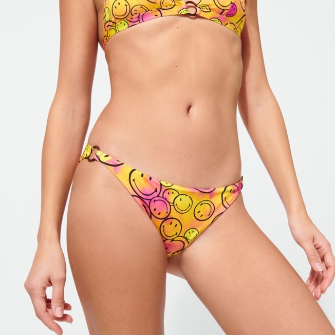 Women Bikini Bottom Midi brief Monsieur André - Vilebrequin x Smiley® - 6