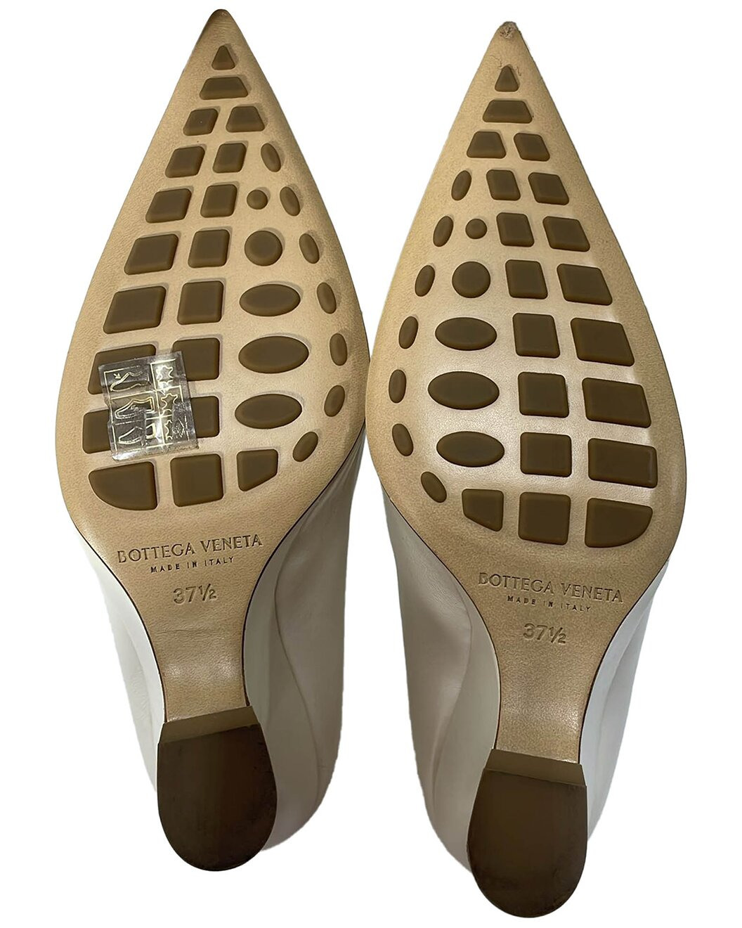 Bottega Veneta Women's Leather Punta Wedge Pump (Authentic Pre-Loved) - 4