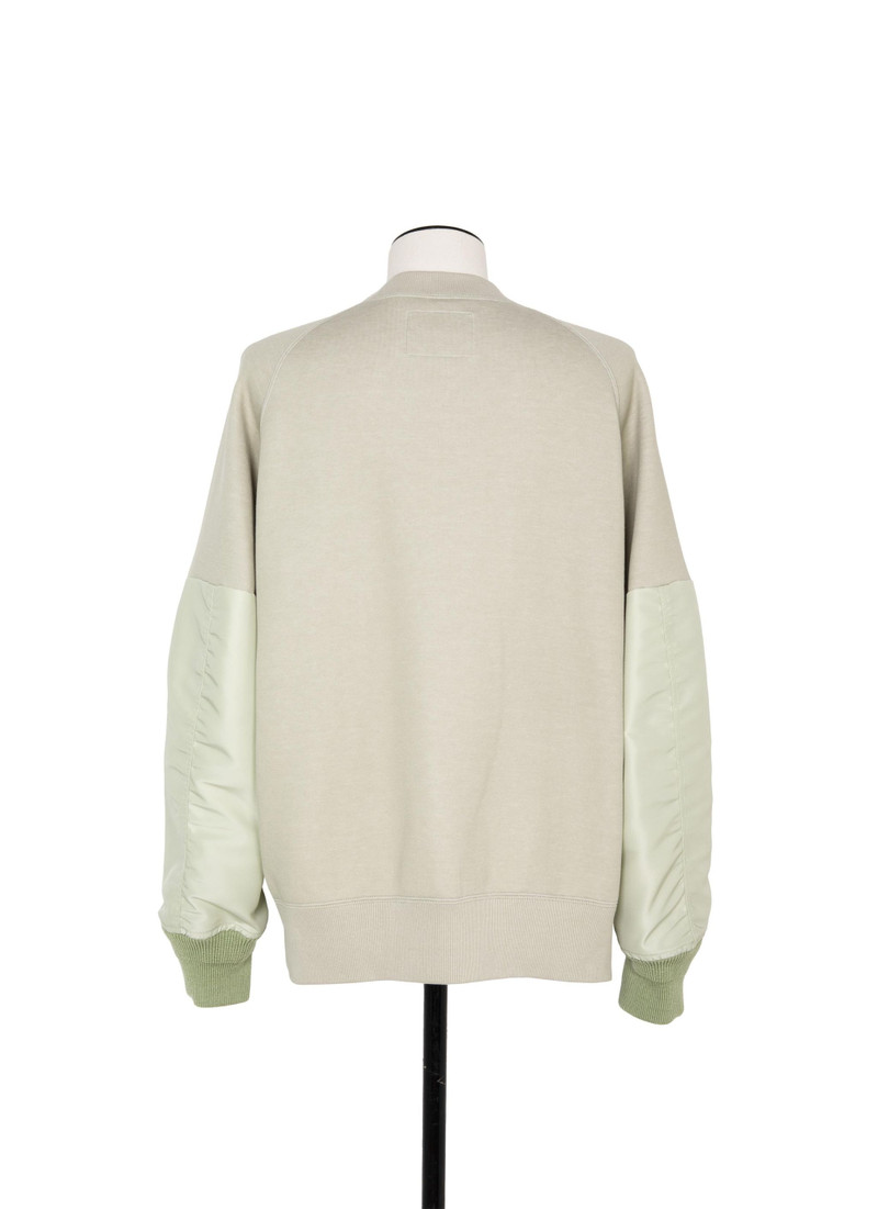 Nylon Twill x Sponge Sweat Pullover 4