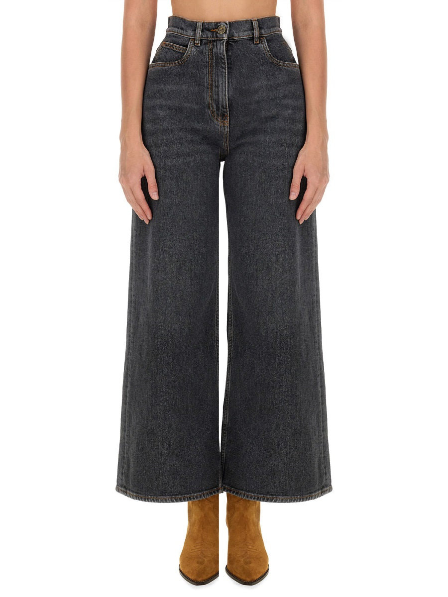 Etro Women Baggy Jacquard Jeans - 3