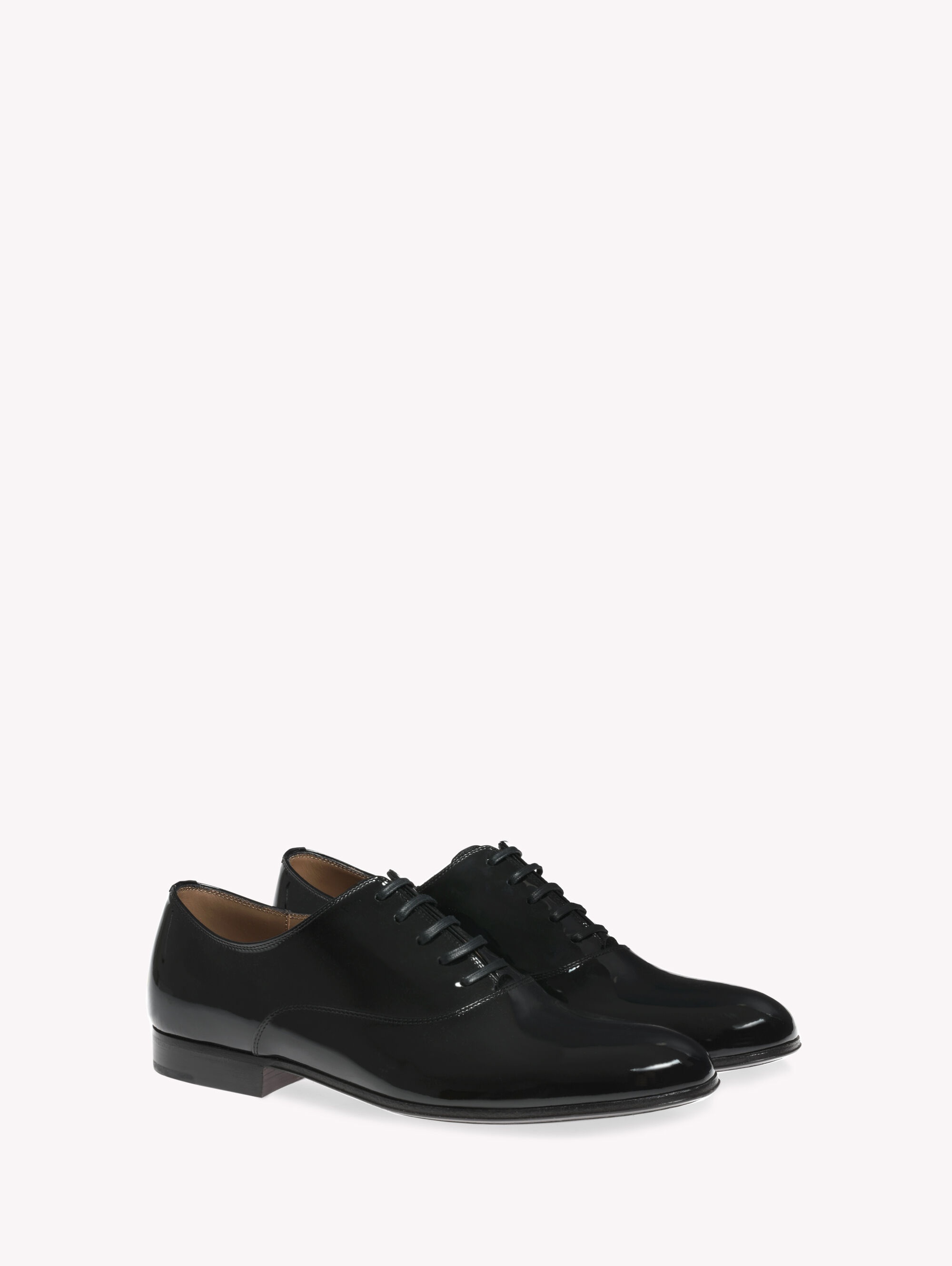 Gianvito Rossi patent-finish leather loafers - Black