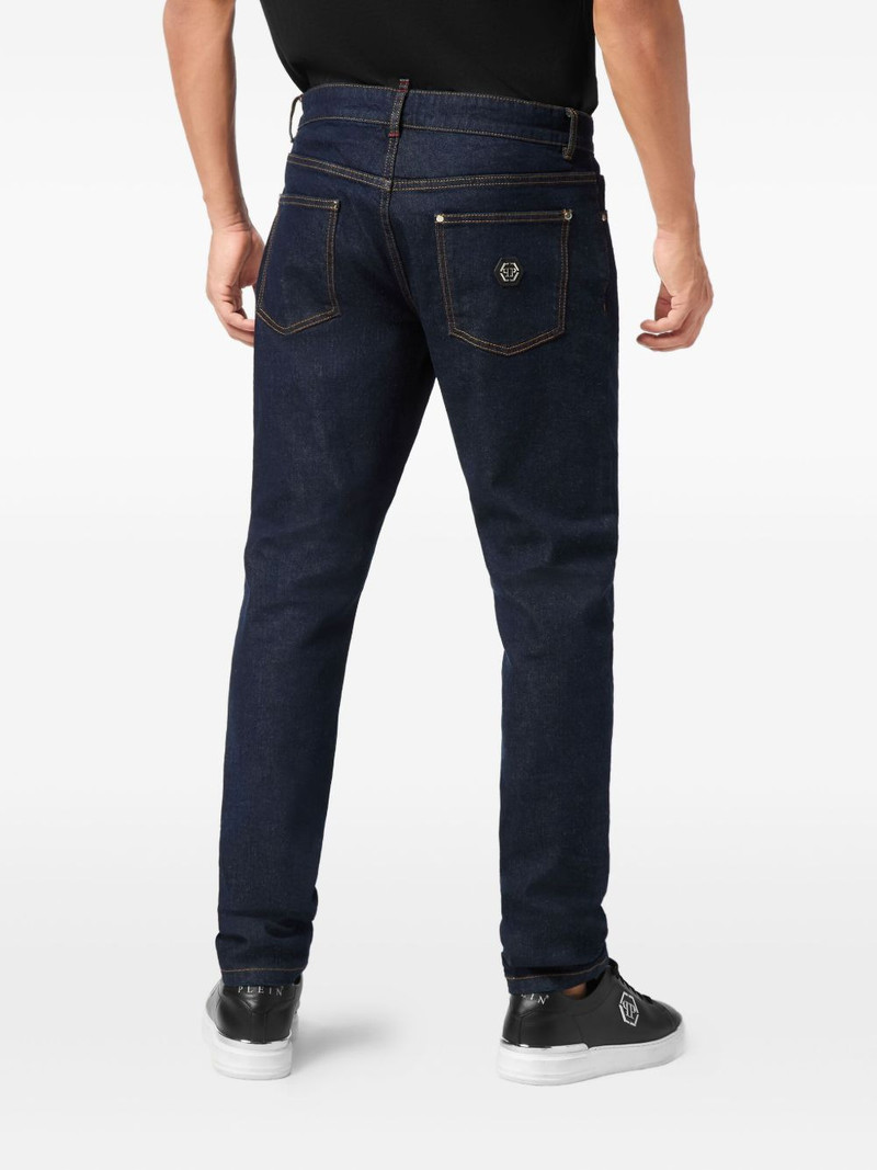logo-plaque jeans 4