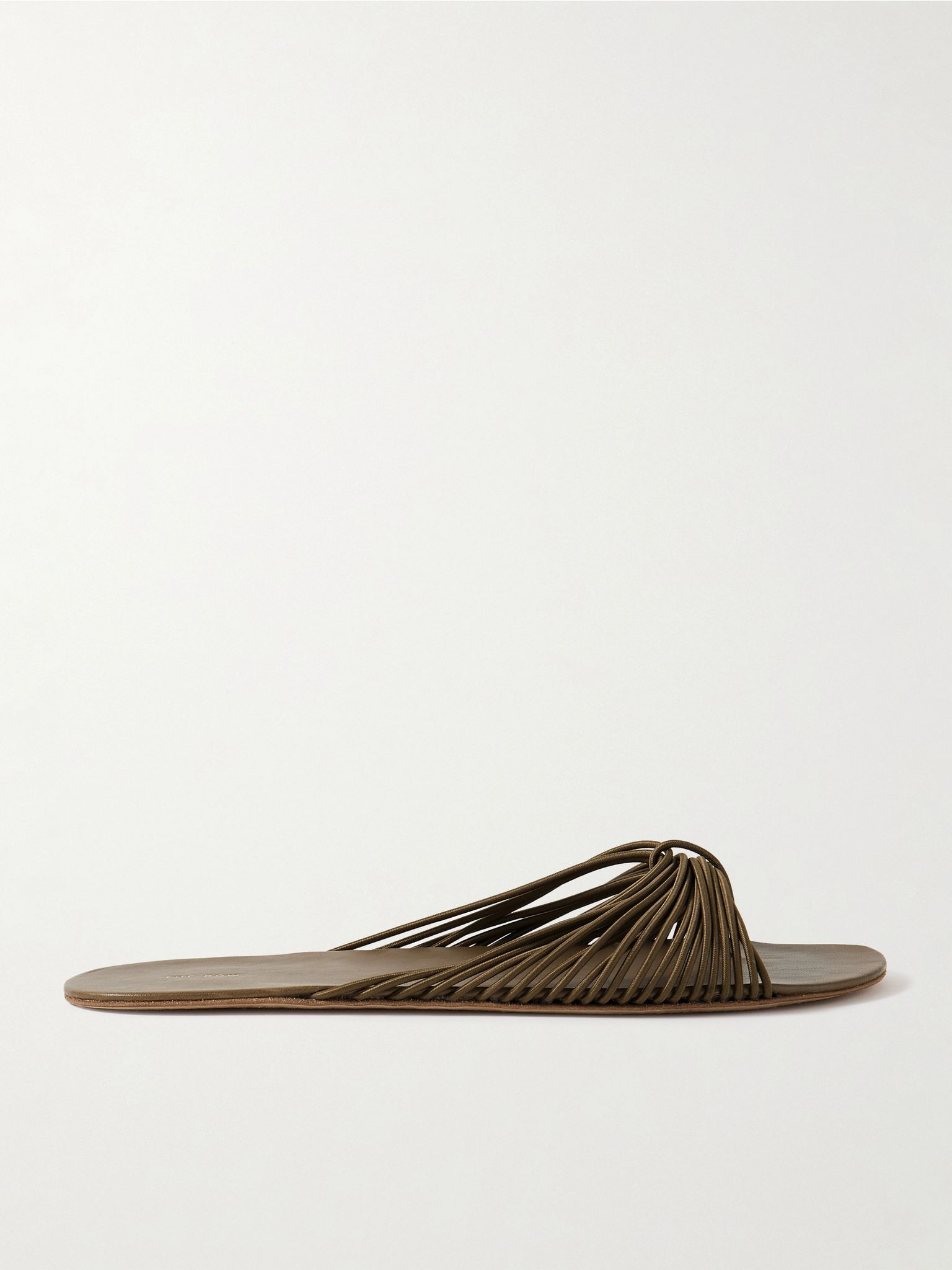 Sara cord slides Army green - 1