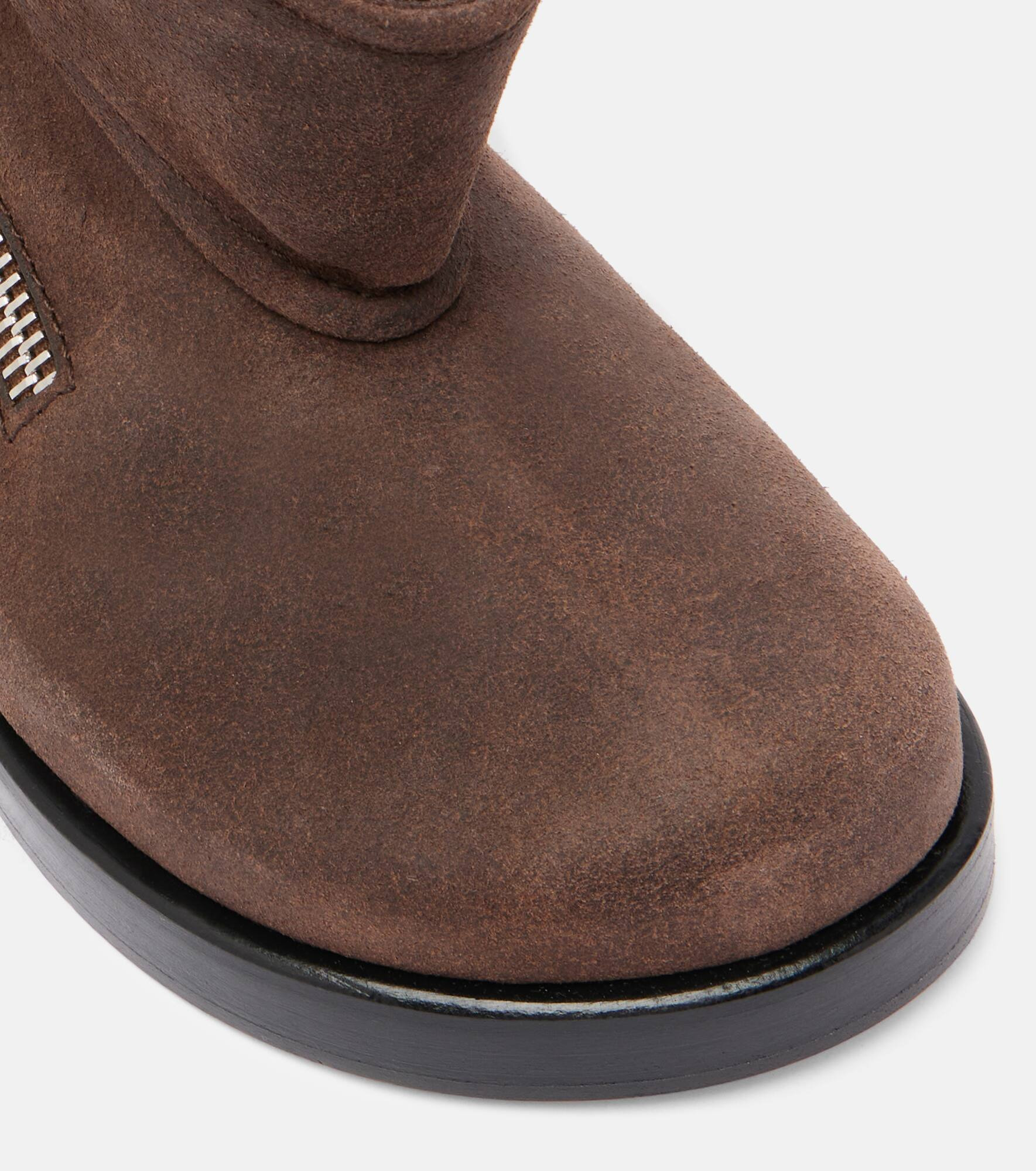 Suede ankle boots - 5