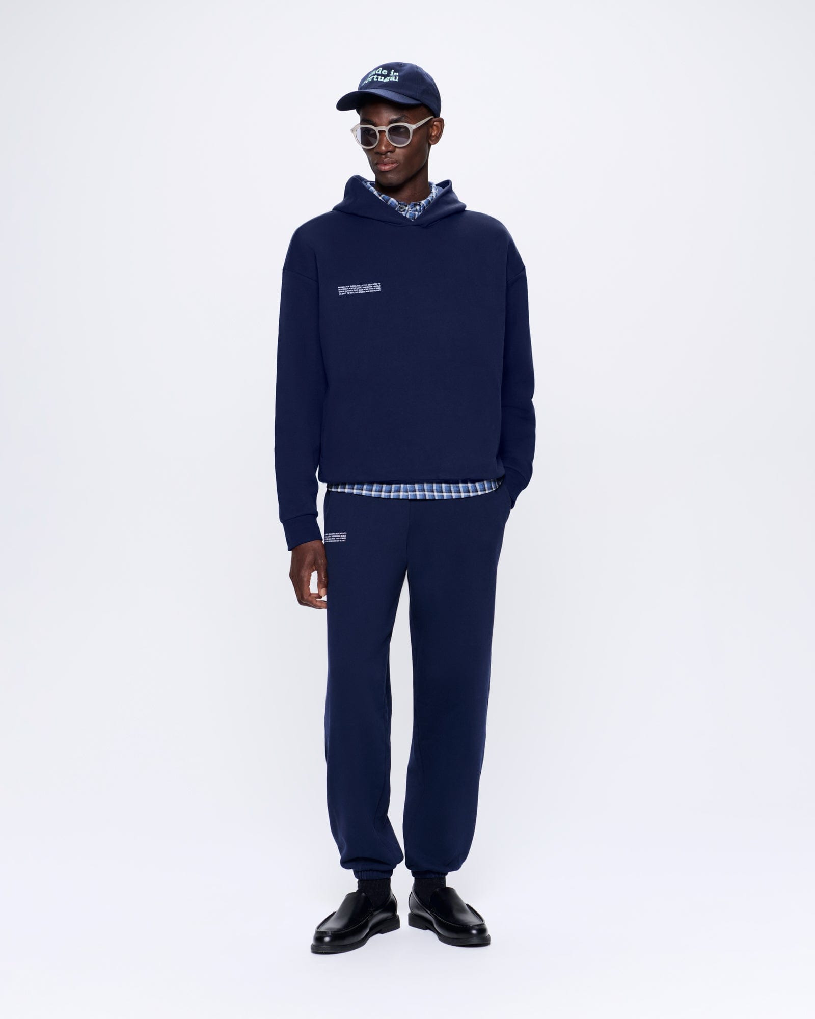 Mens 365 Midweight Hoodie - Navy Blue - 3