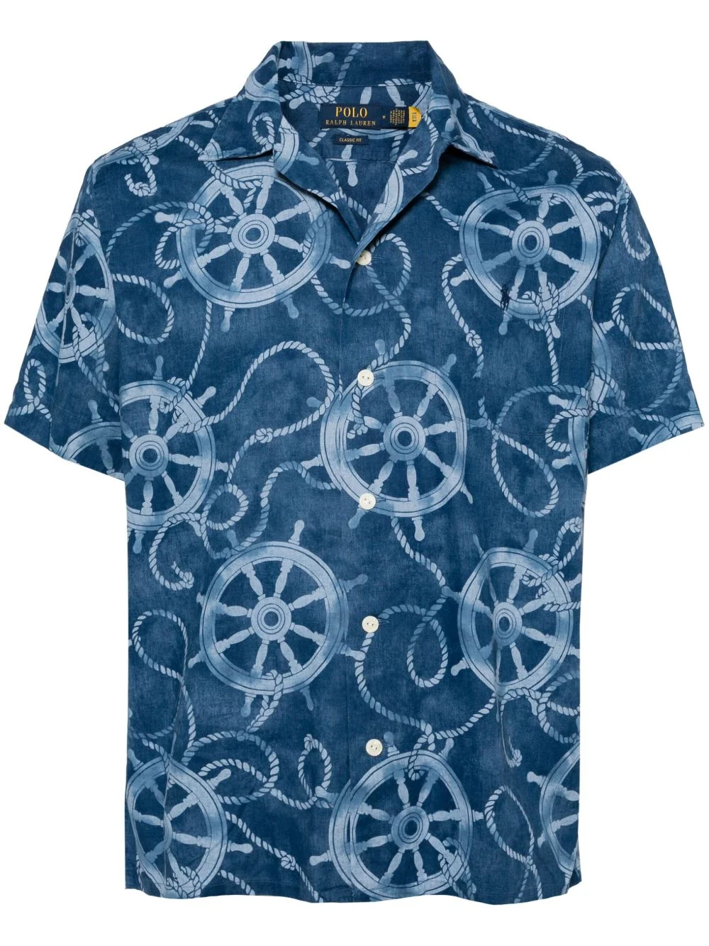 Polo-Pony-motif graphic-printed shirt - 1